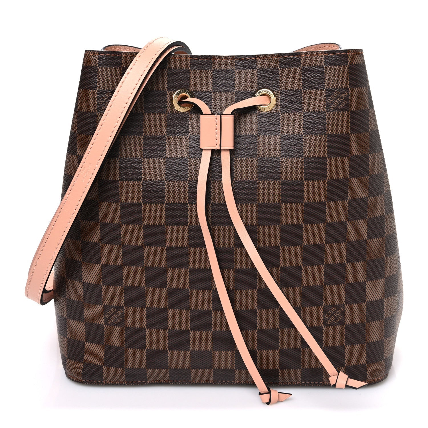 Damier Ebene Neonoe MM Venus Pink