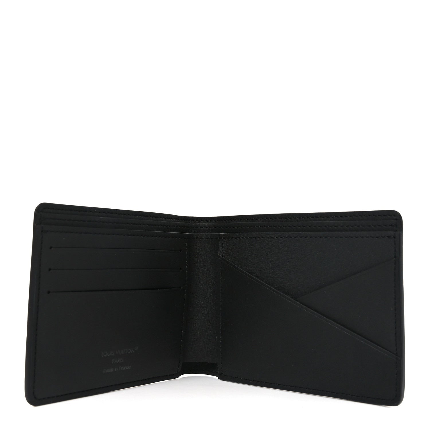 Calfskin Monogram Shadow Multiple Wallet Black