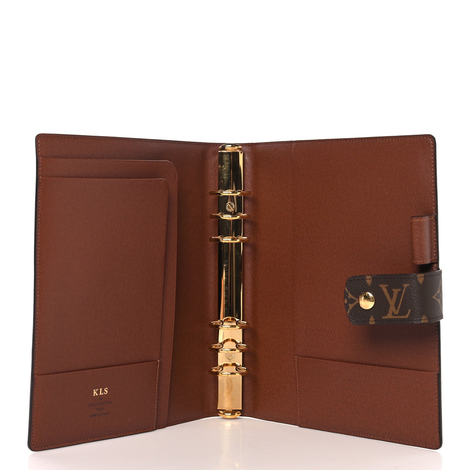 Monogram Large Ring Agenda Cover