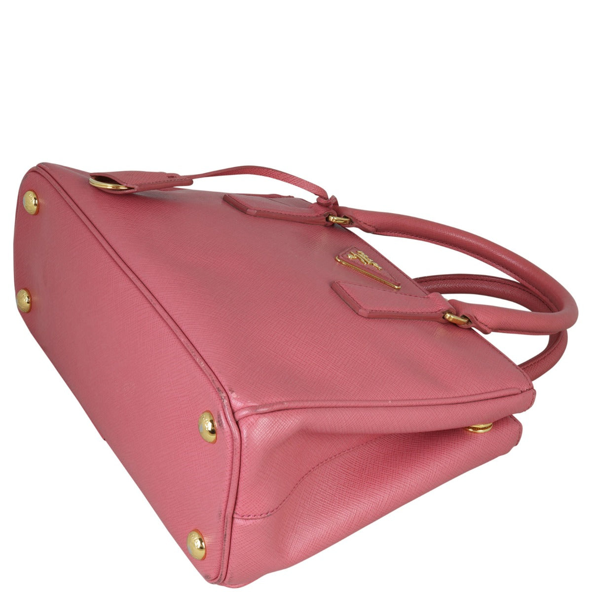 Prada Saffiano Lux Galleria Double Zip Tote Mini