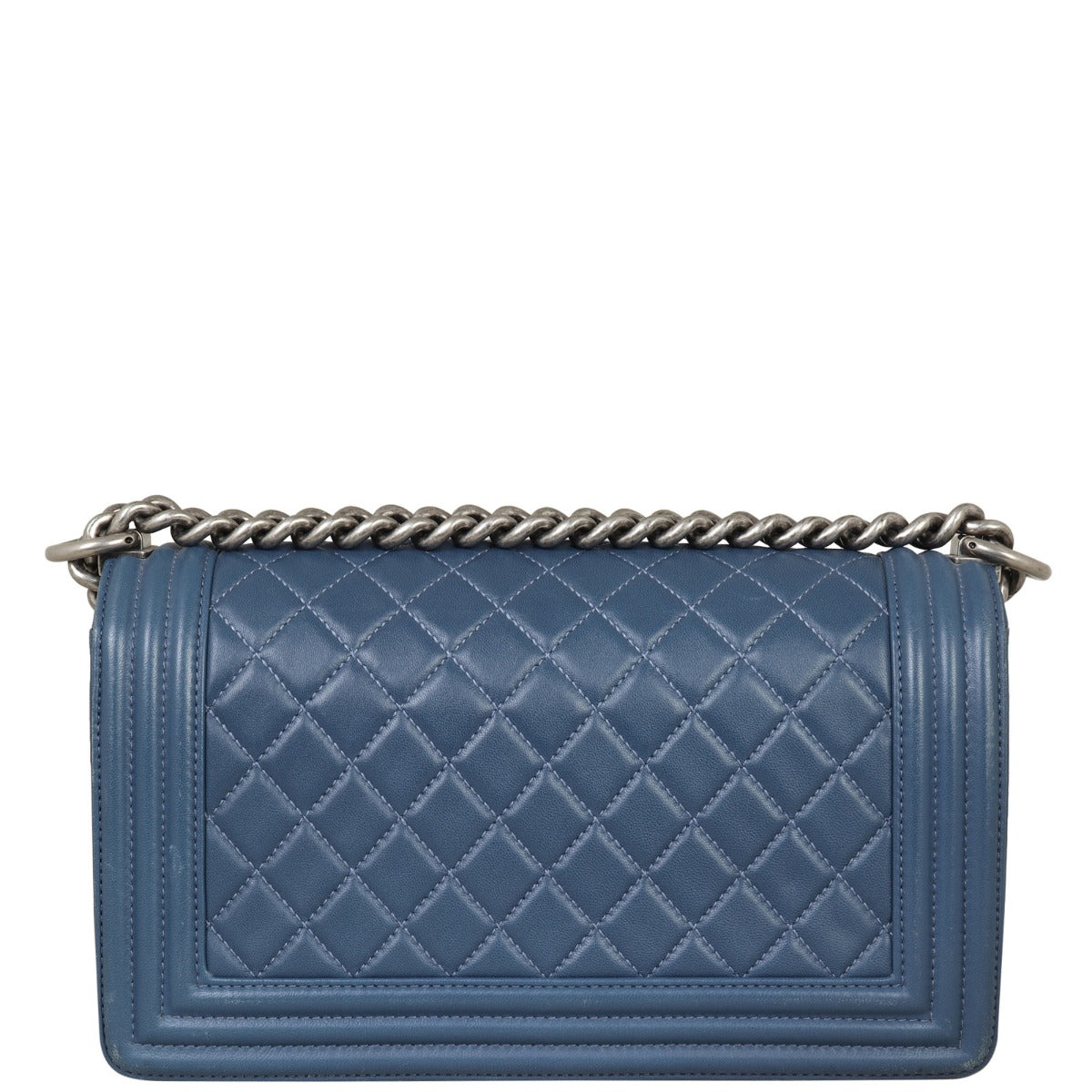 Chanel Boy Old Medium | Blue 19 Series