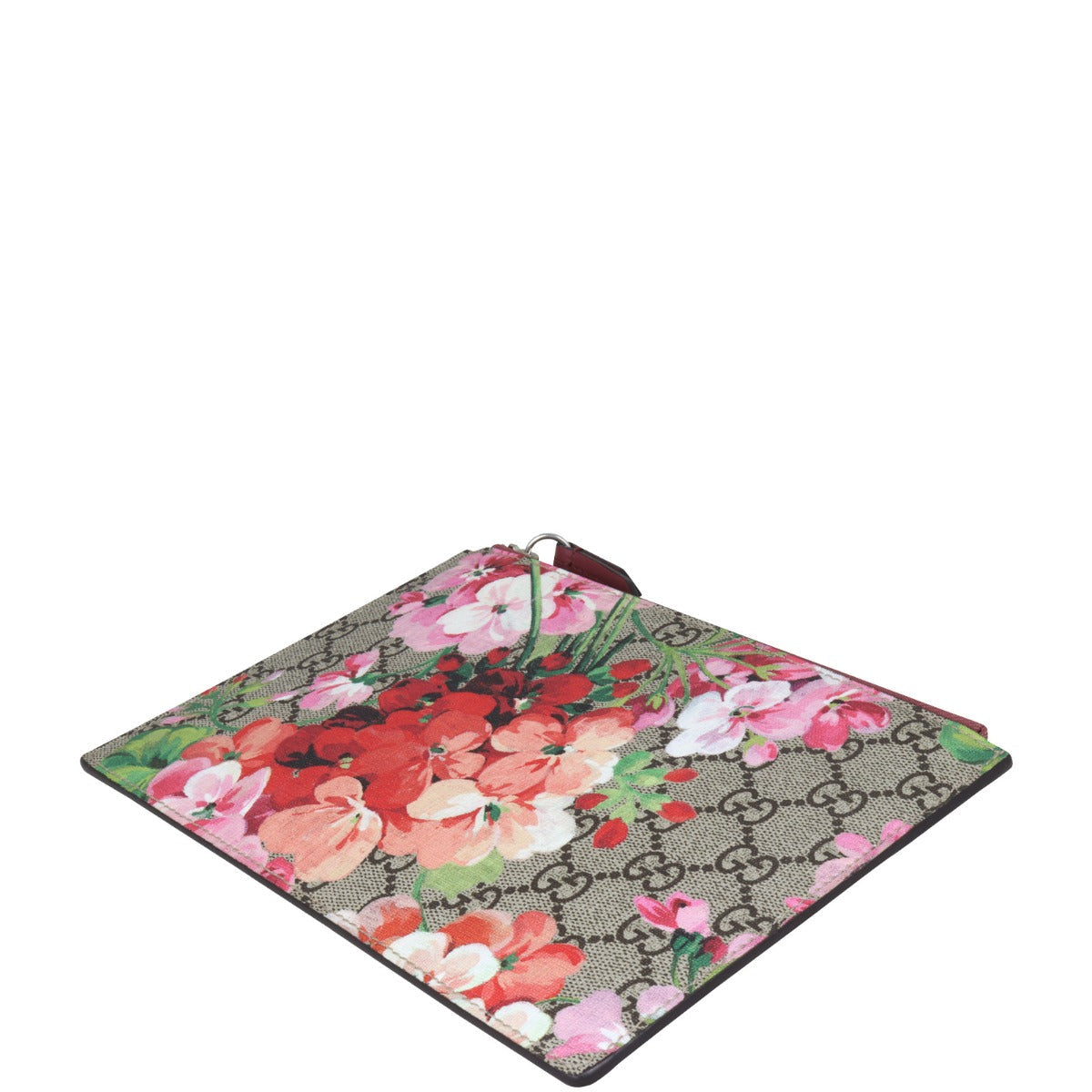 Gucci GG Supreme Blooms Zip Pouch