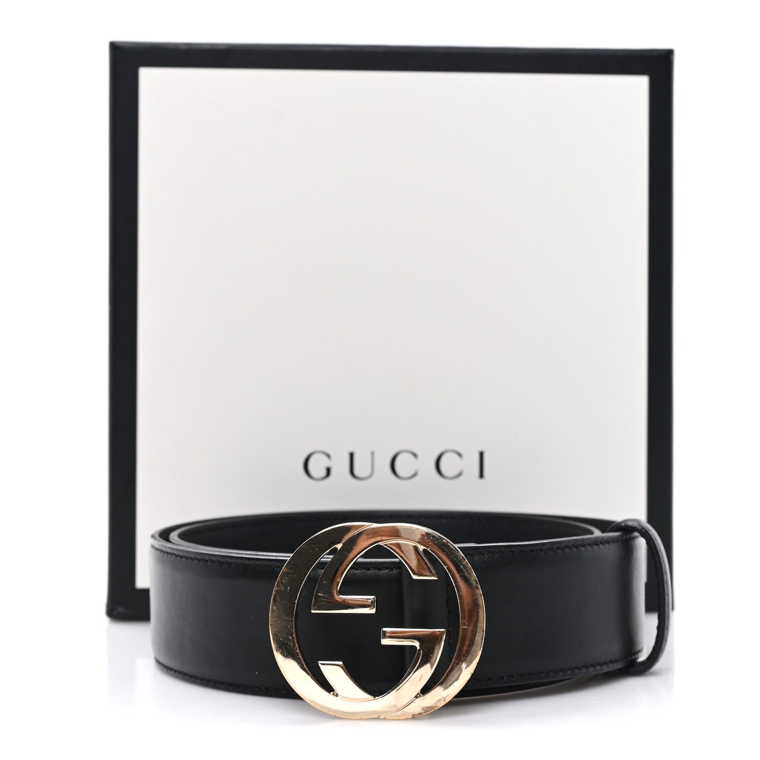 Calfskin Interlocking G 40mm Belt 70 28 Black