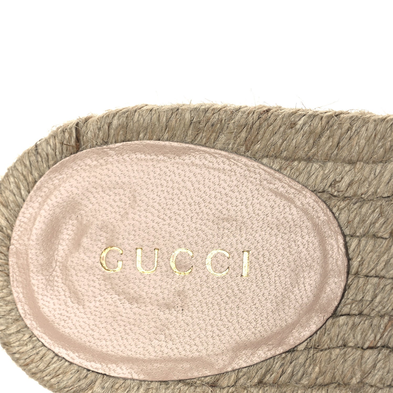 Linen Psychedelic Mini GG Espadrille Slide Sandals 39 Multicolor