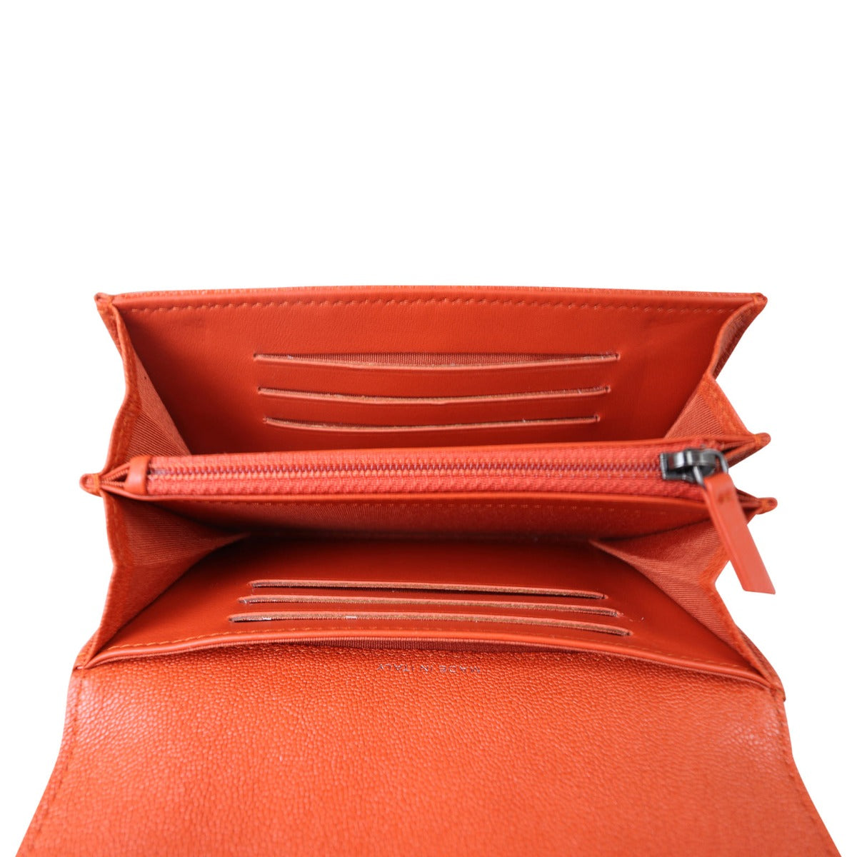 Chanel Boy Compact Wallet | Burnt Orange