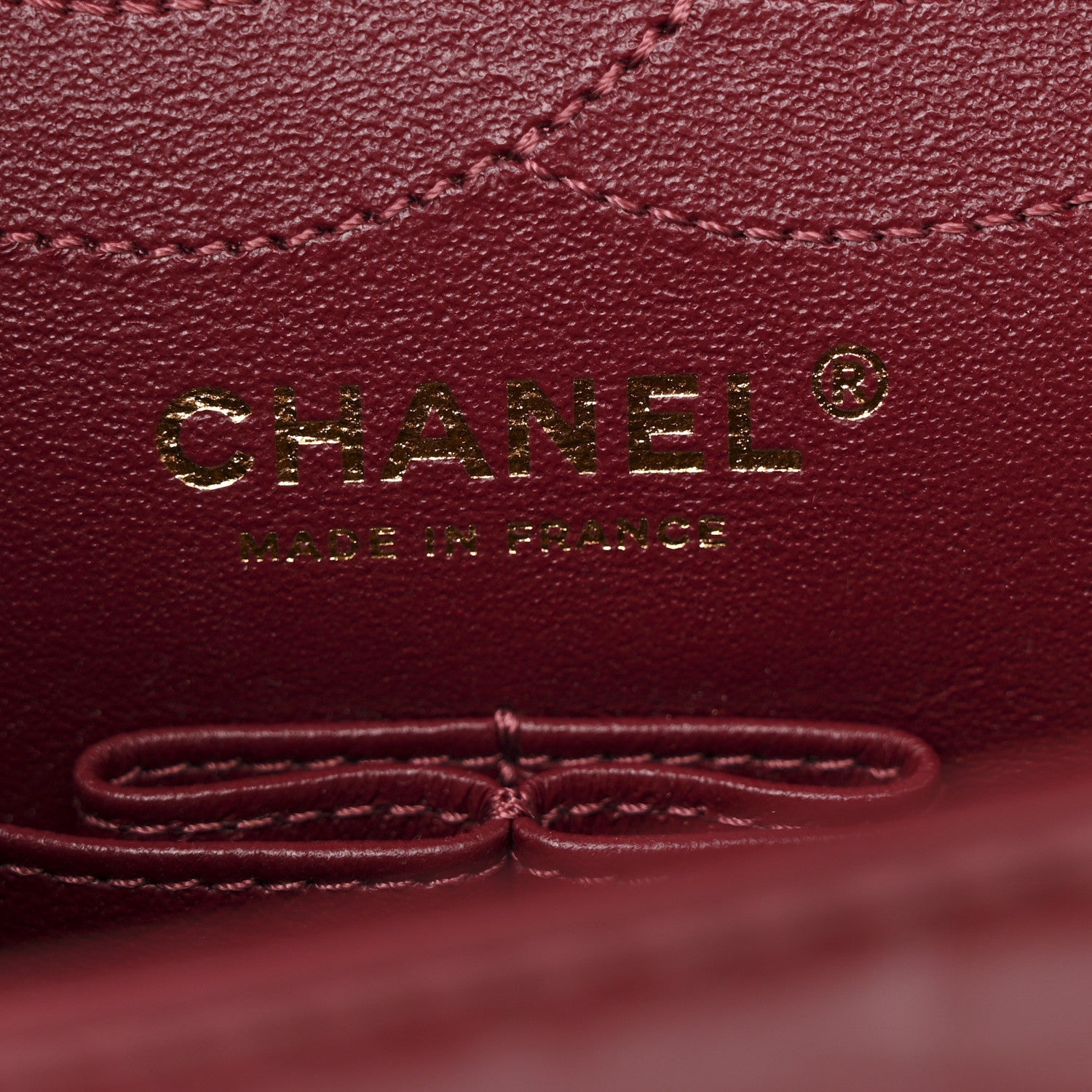 Aged Calfskin Quilted 2.55 Reissue 225 Flap Burgundy