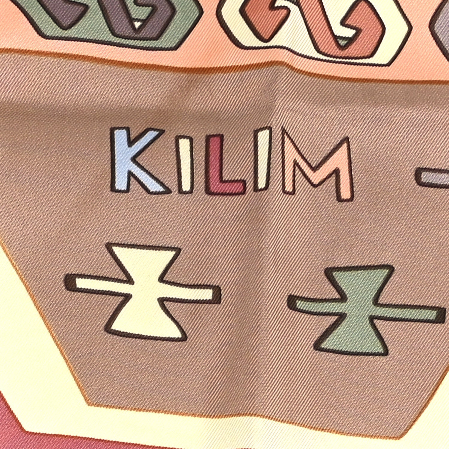 Silk Kilim Scarf 90