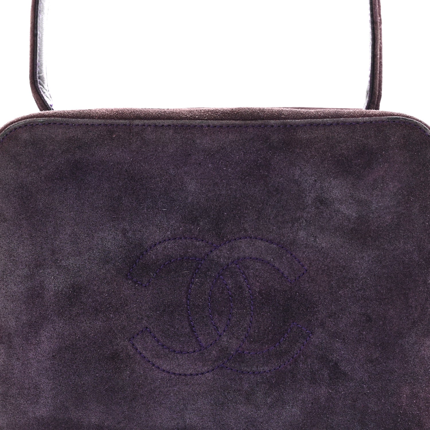 Suede CC Handbag Purple