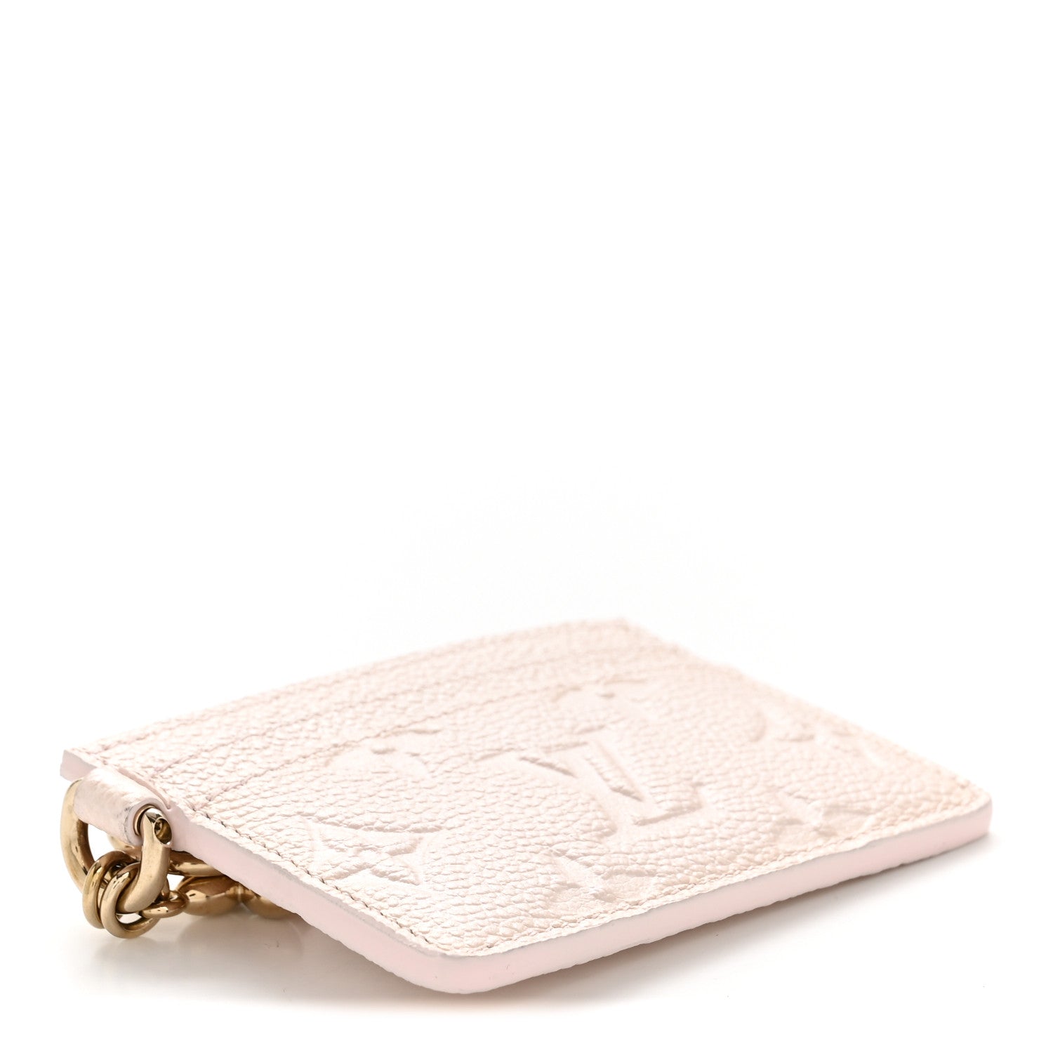 Empreinte Monogram LV Charms Card Holder Snowy Pearl