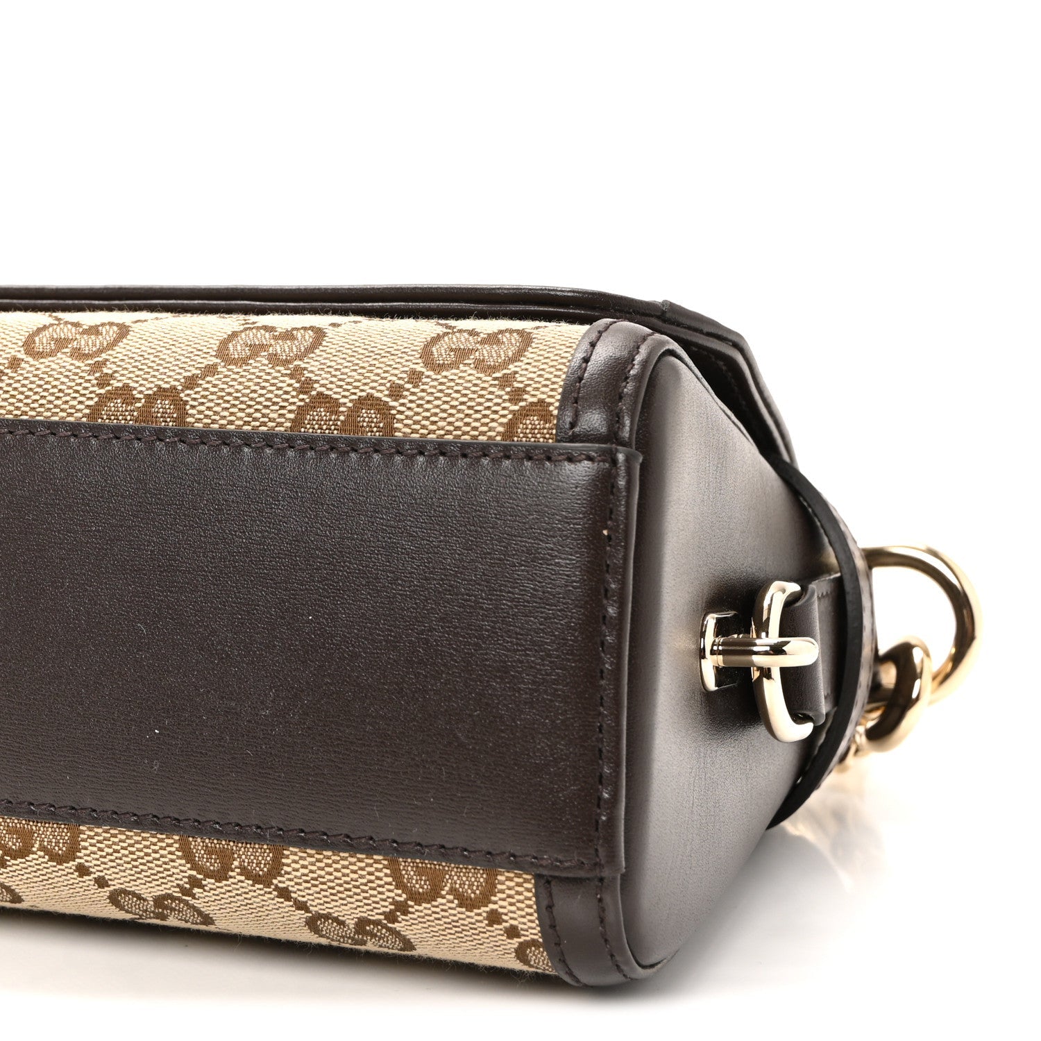 GG Monogram Medium Luce Shoulder Bag Beige Ebony