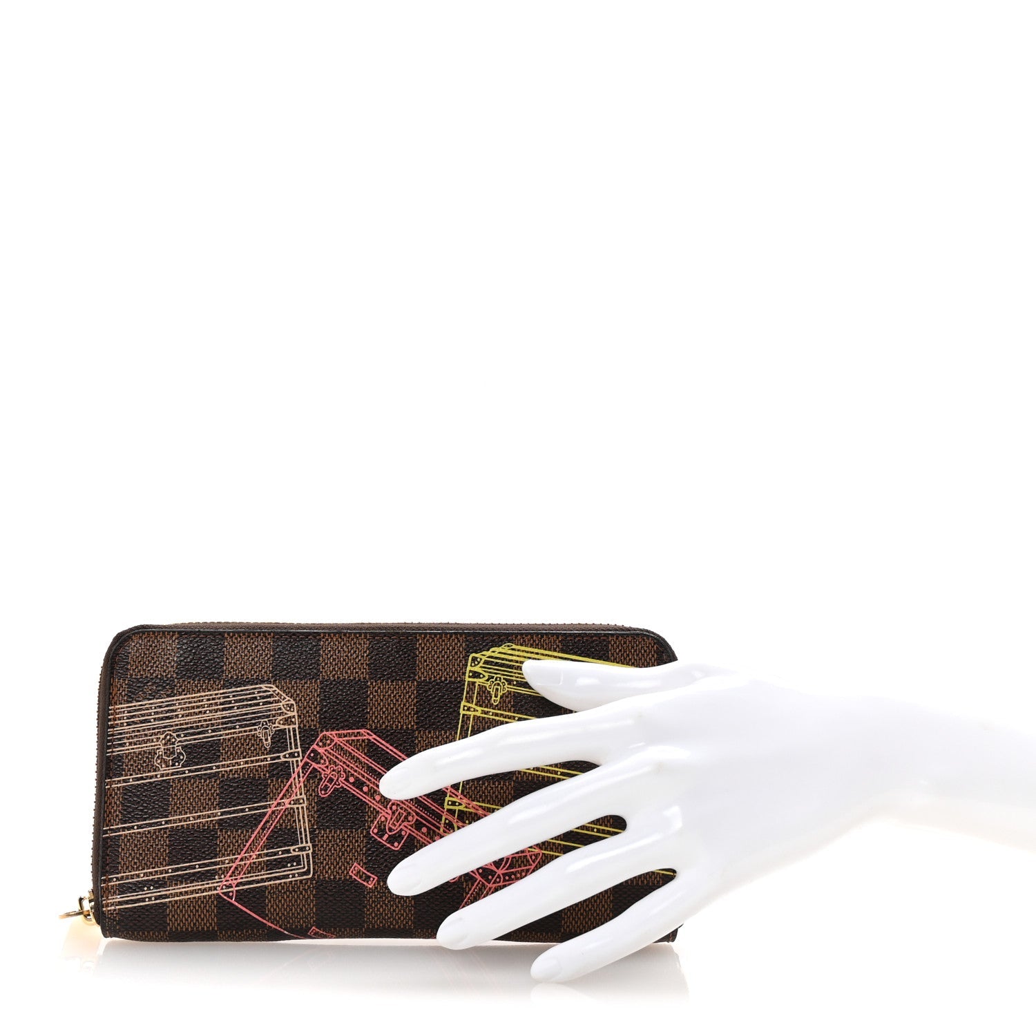 Damier Ebene 2014 Christmas Animation Zippy Wallet