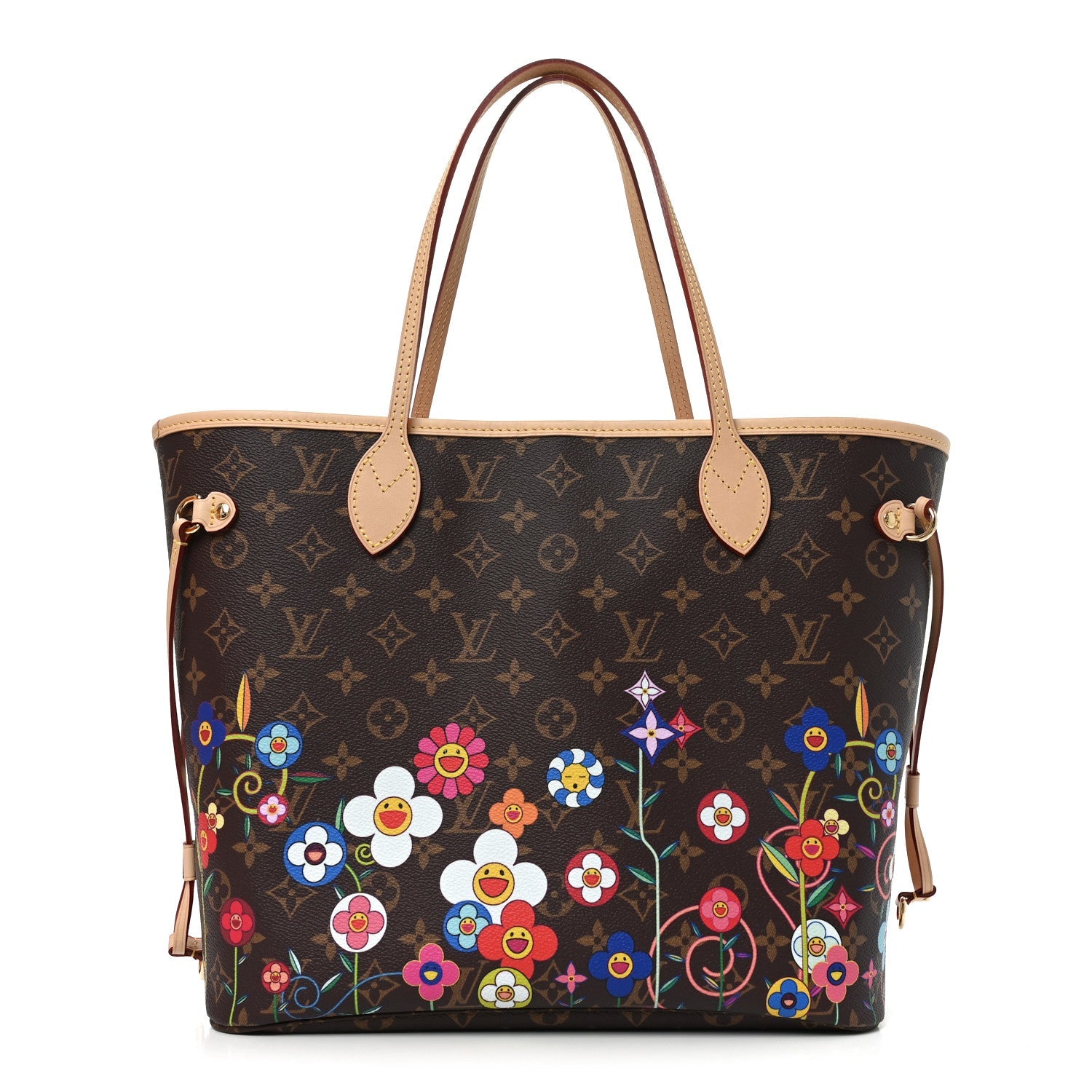 LV X TM Monogram Flowers Neverfull MM