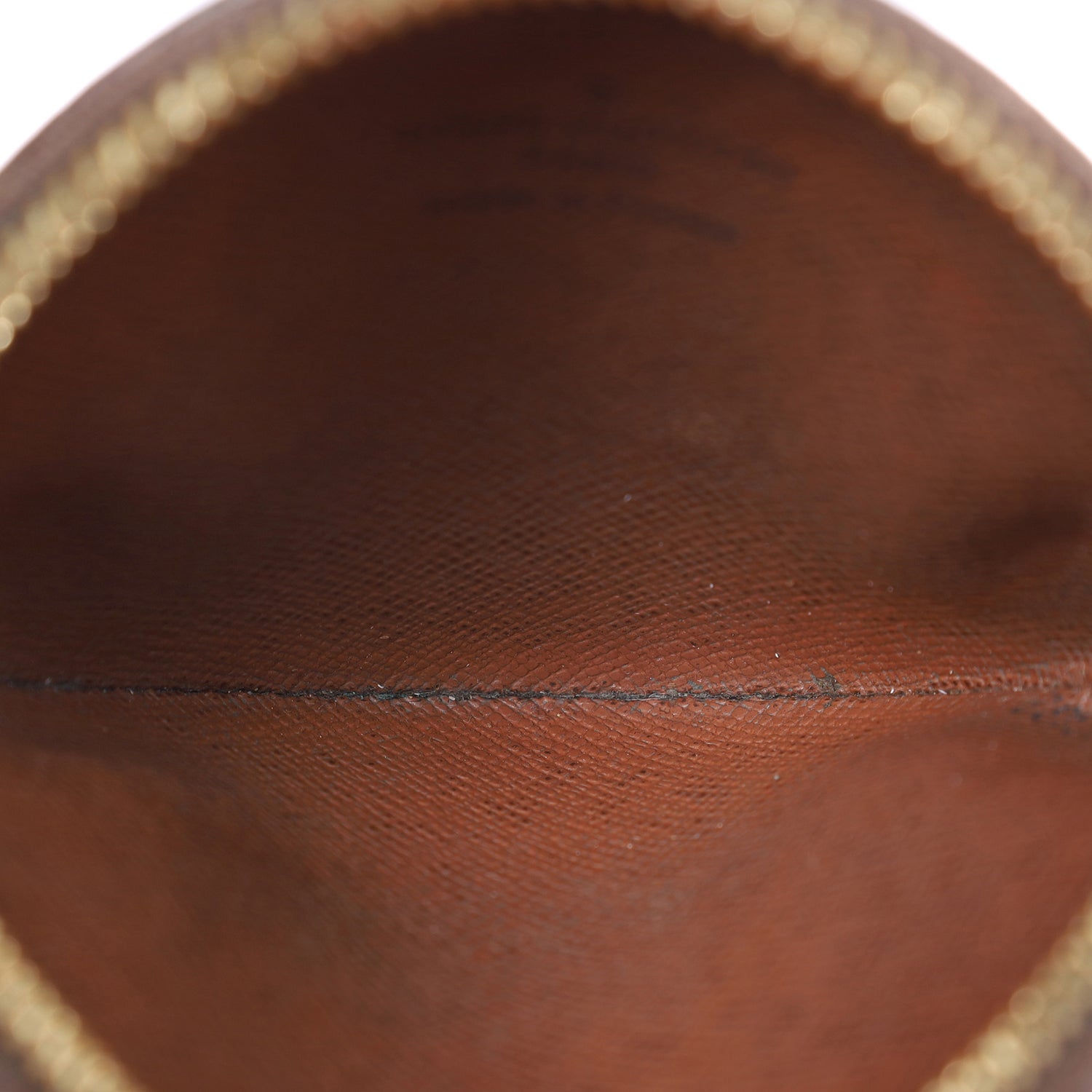 Monogram Round Coin Purse Wallet