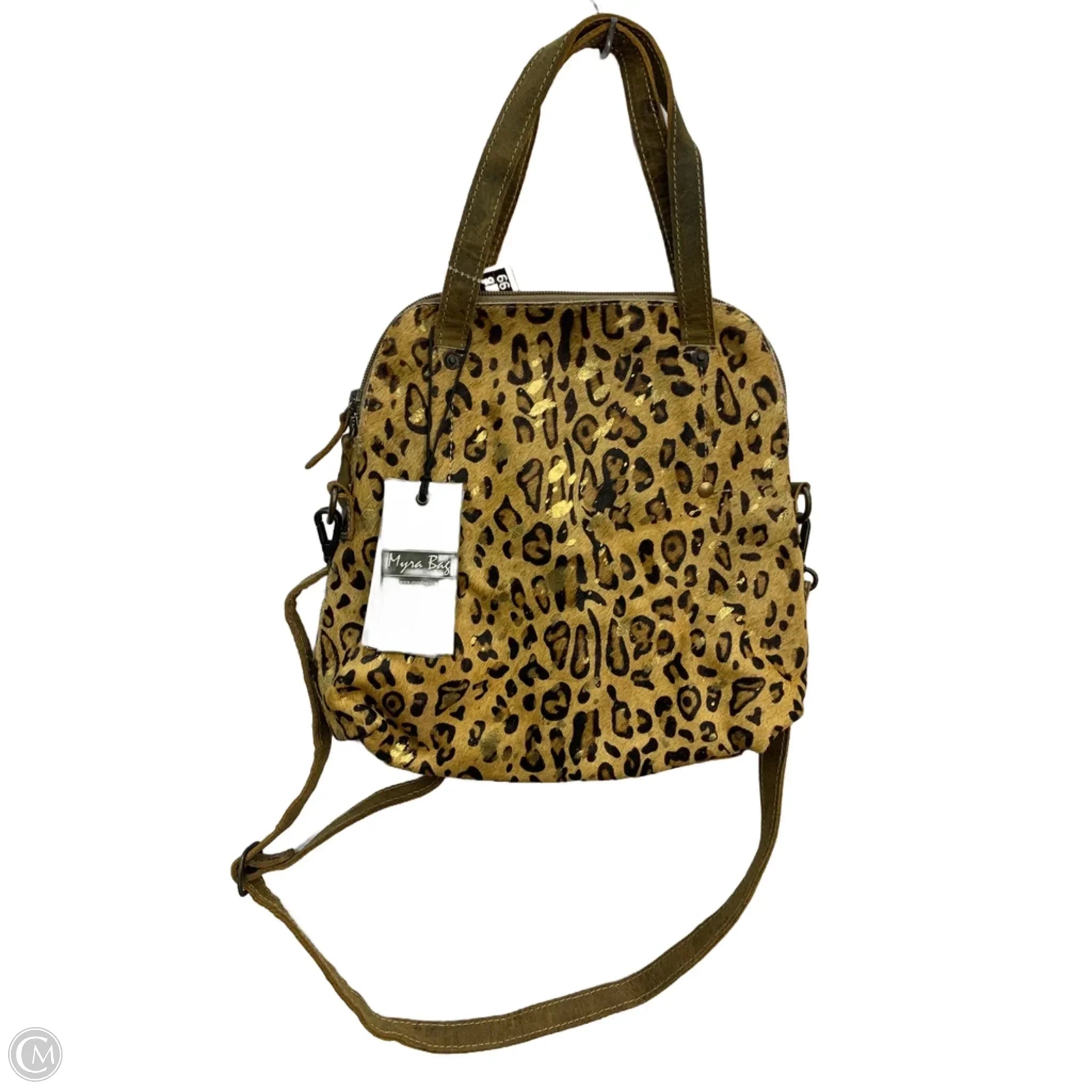 Crossbody Leather By Myra, Size: Medium