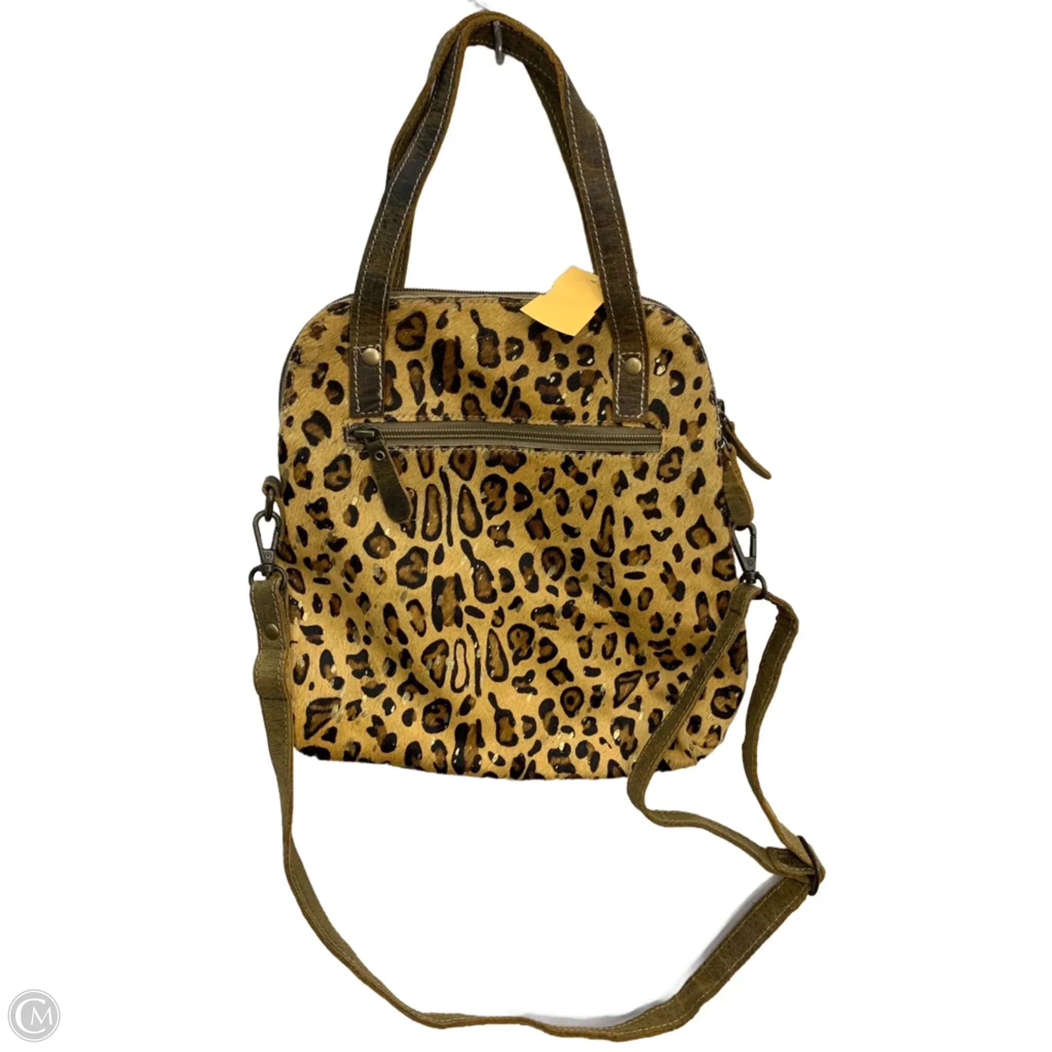 Crossbody Leather By Myra, Size: Medium