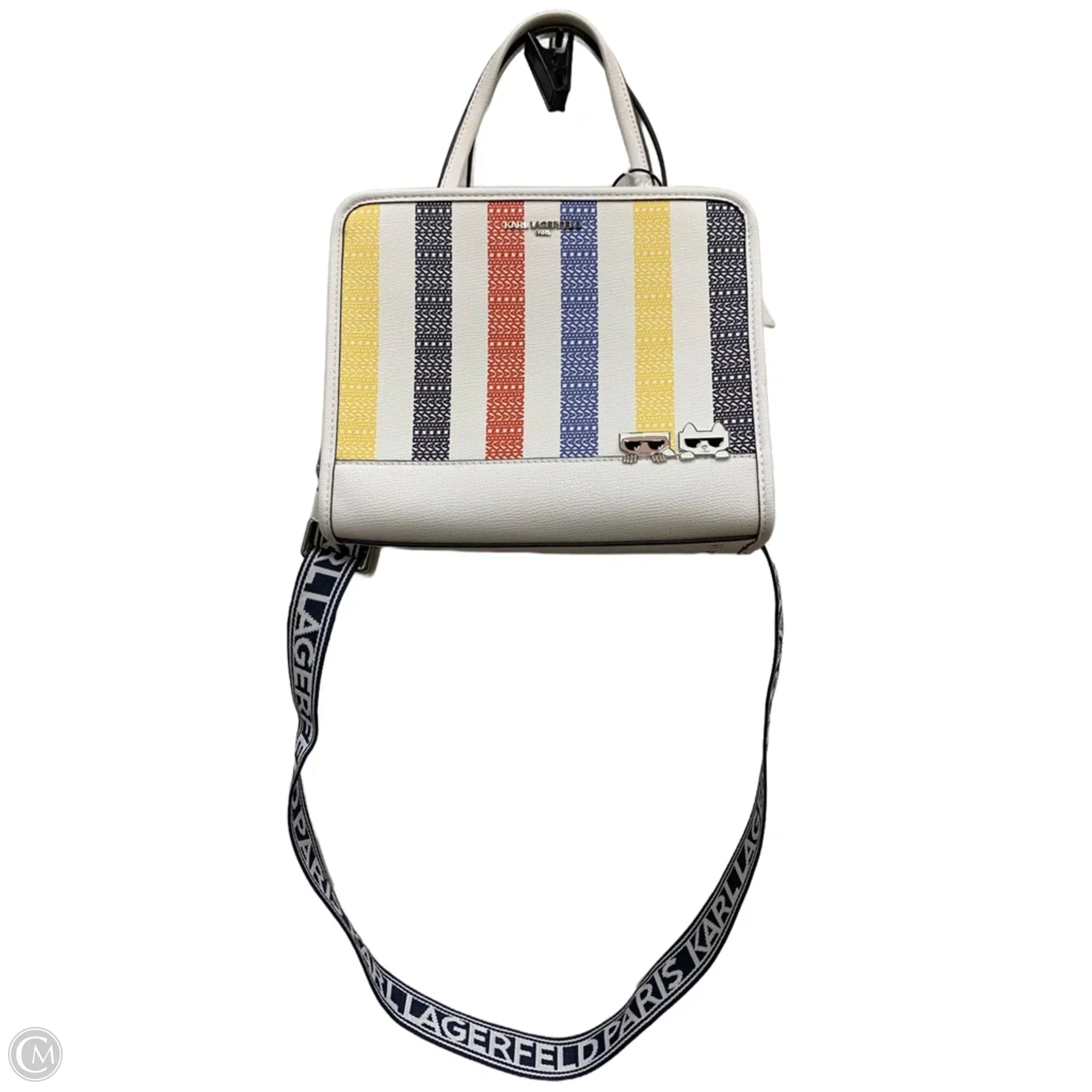 Crossbody Designer By Karl Lagerfeld, Size: Large