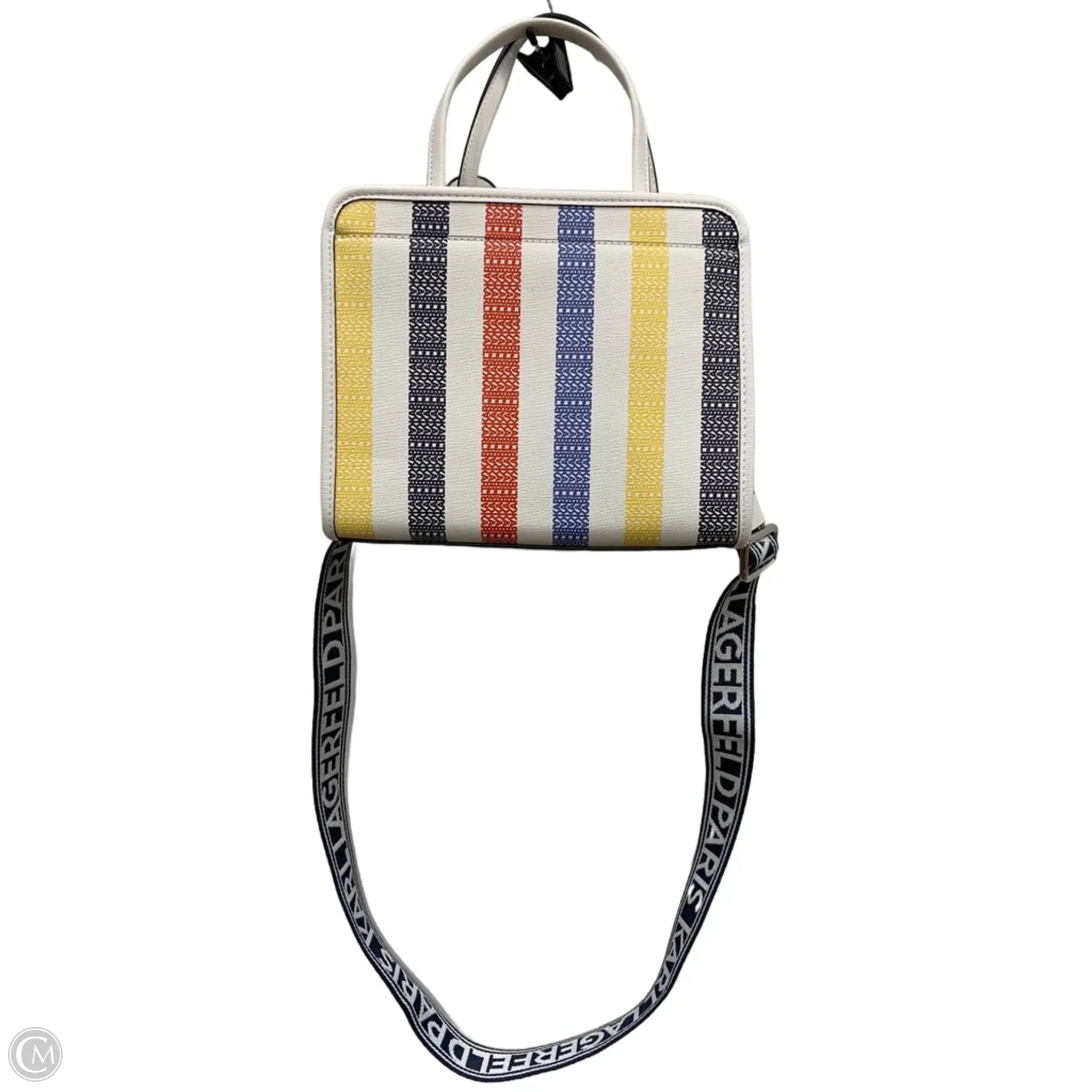 Crossbody Designer By Karl Lagerfeld, Size: Large