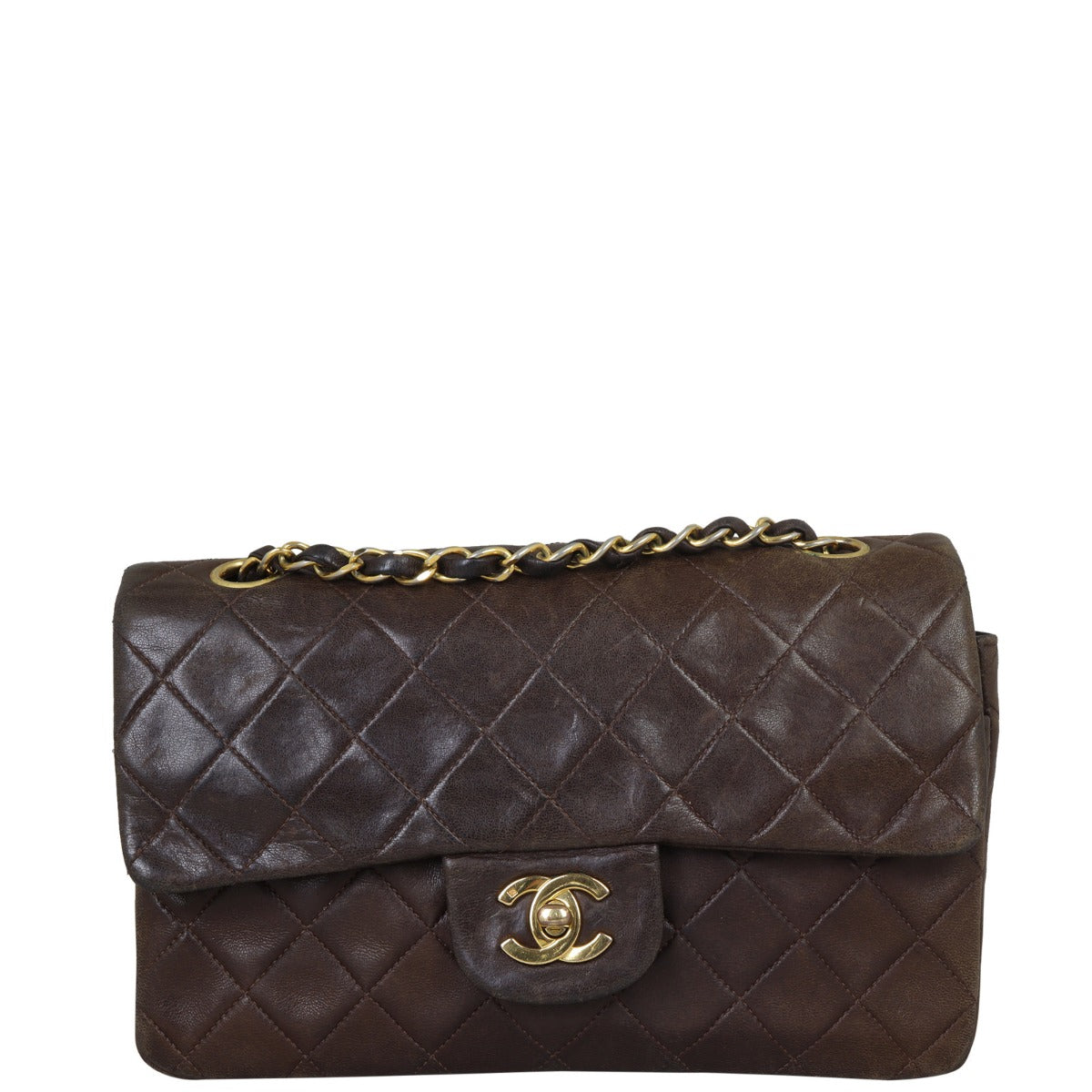 Chanel Classic Double Flap Small (vintage) | Brown Vintage