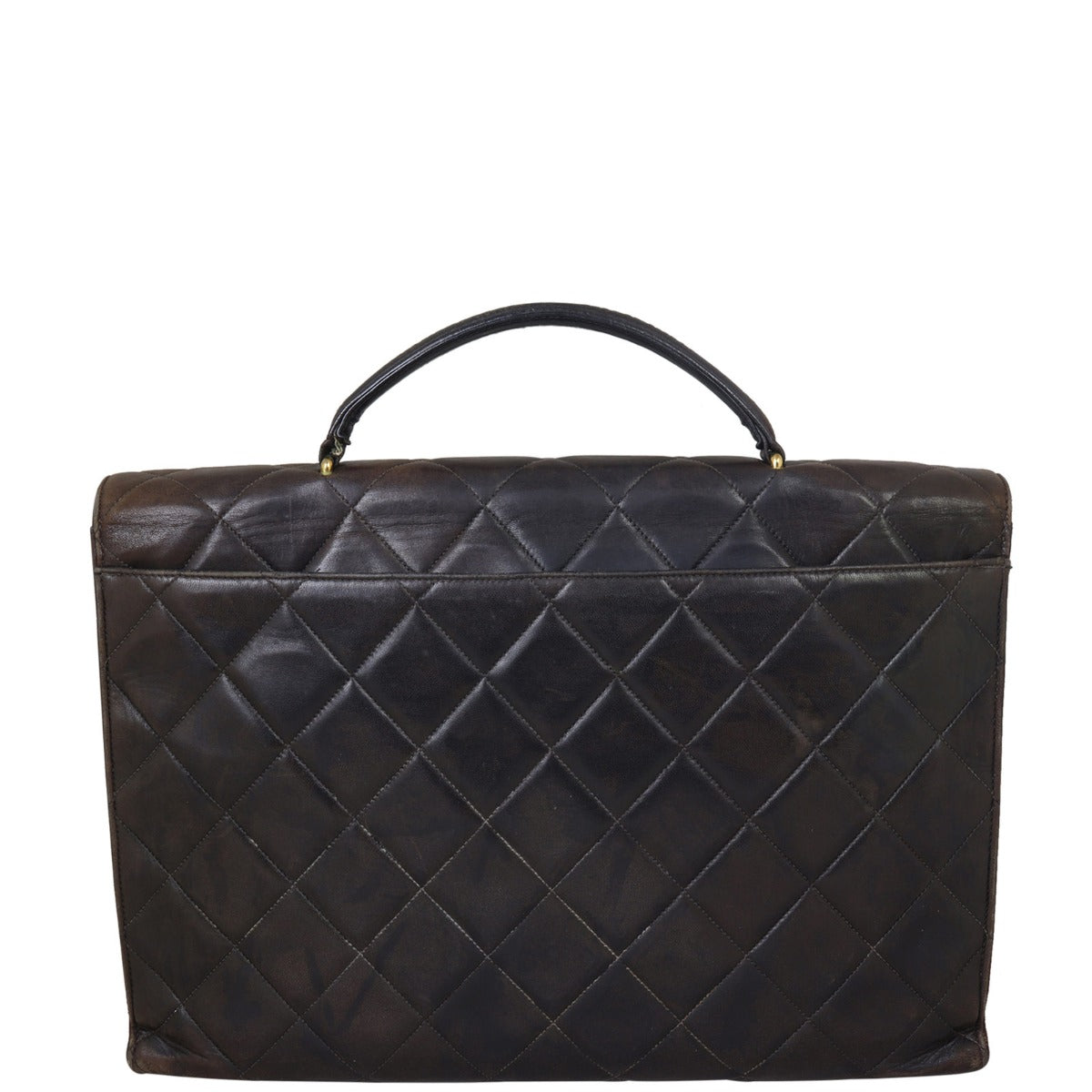 Chanel CC Quilted Briefcase (vintage) | Black