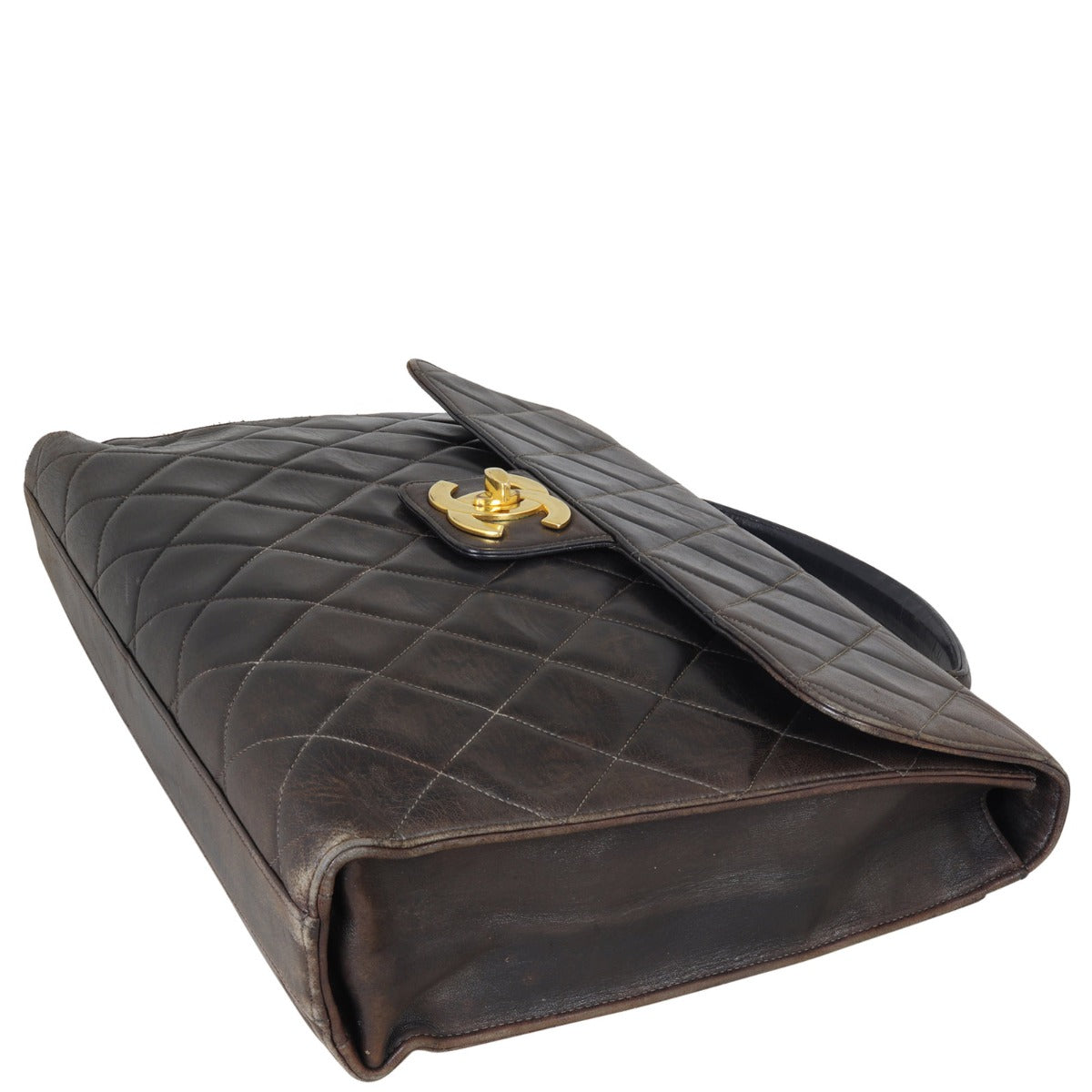 Chanel CC Quilted Briefcase (vintage) | Black