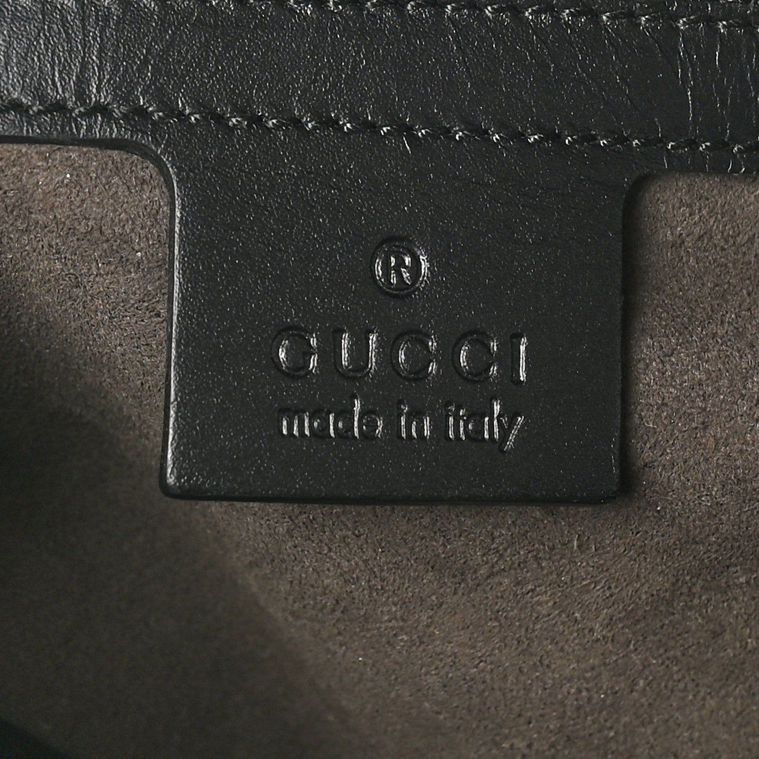 GG Plus Monogram Front Pocket Messenger Dark Brown