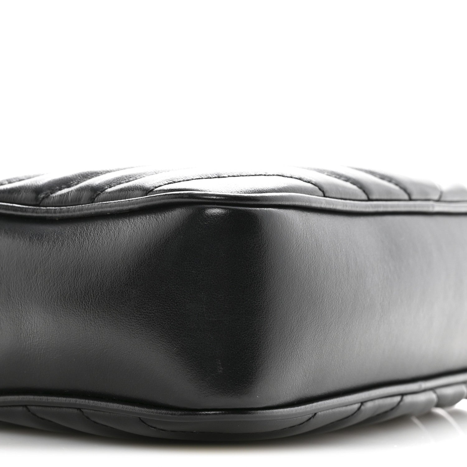 Calfskin Matelasse Monogram Lou Camera Bag Black
