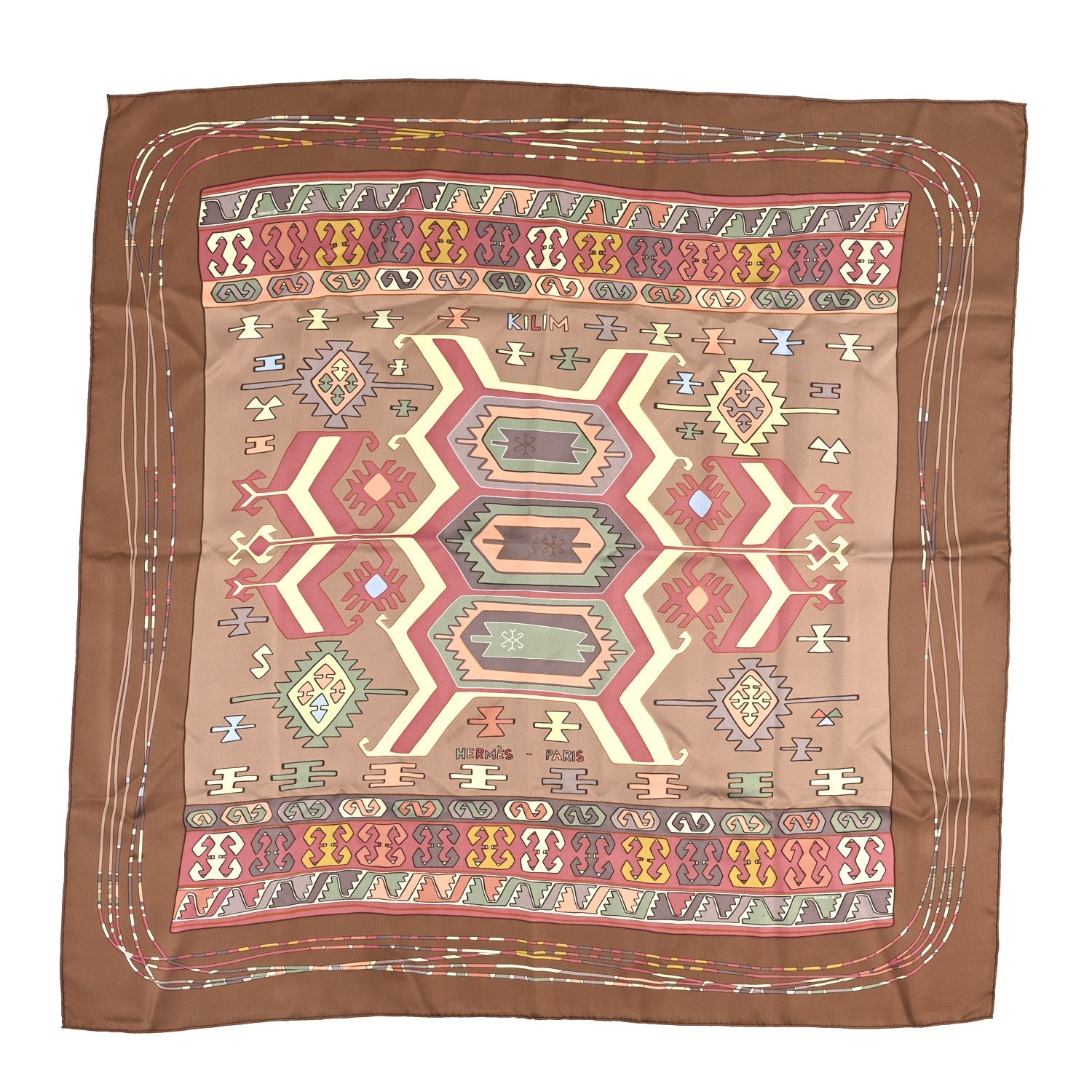 Silk Kilim Scarf 90