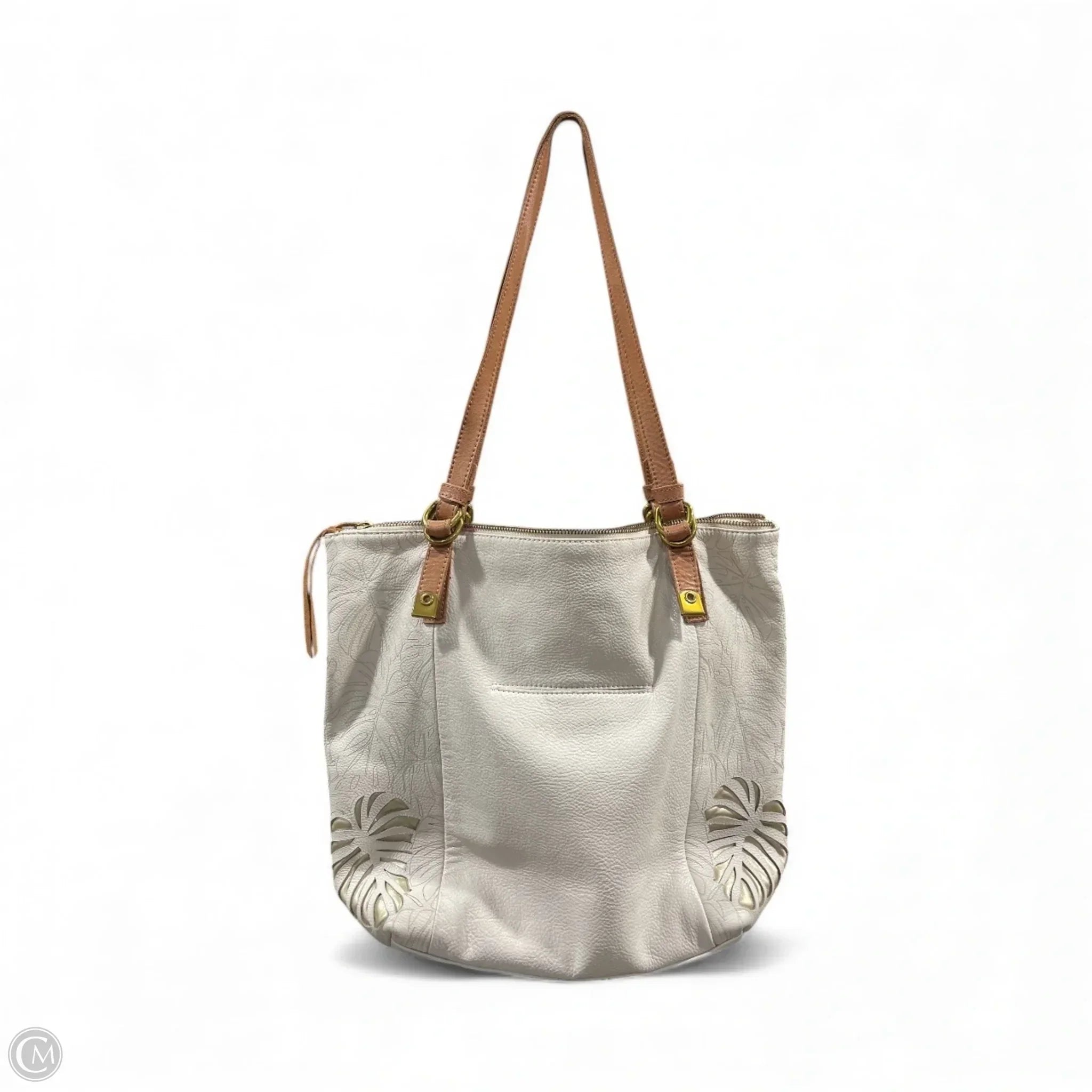 Handbag Leather By The Sak, Size: Large