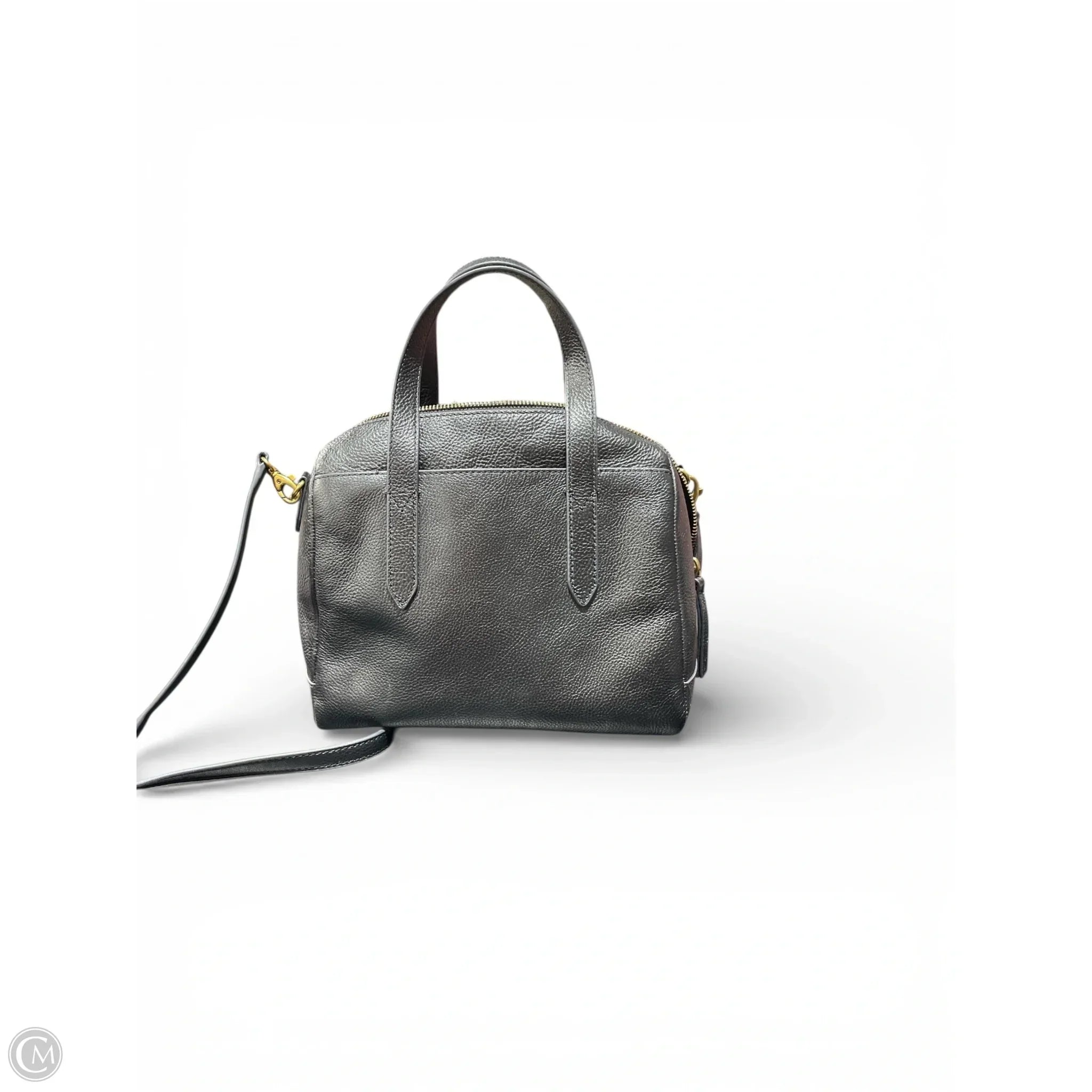 Crossbody Leather By Fossil, Size: Medium