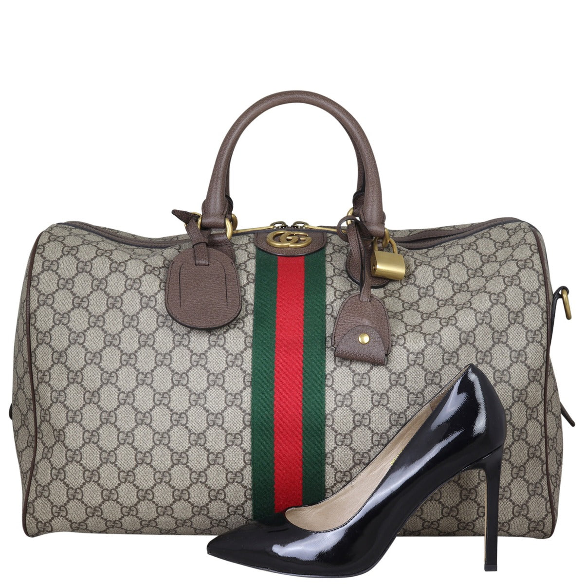 Gucci GG Supreme Ophidia Carry-On Duffle Medium