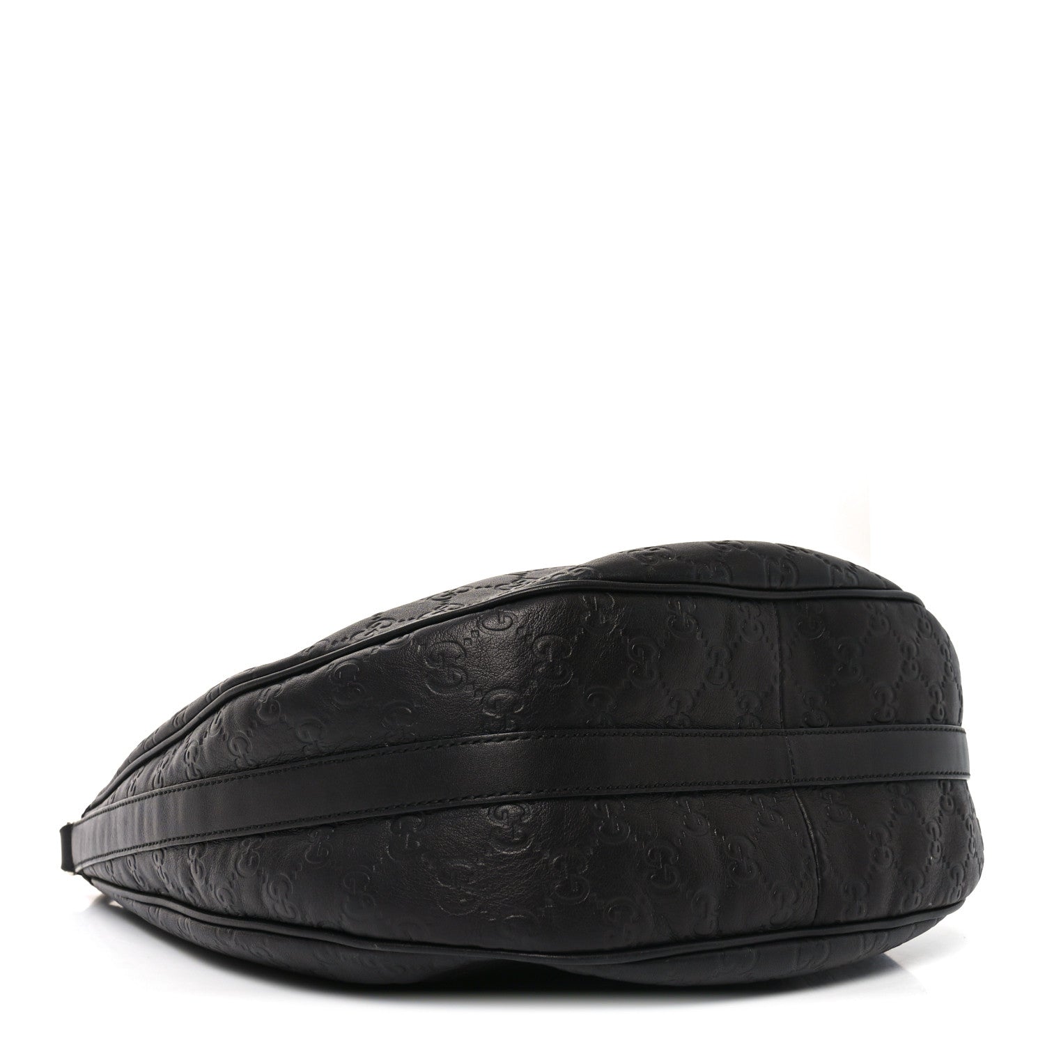 Guccissima Medium GG Twins Hobo Black