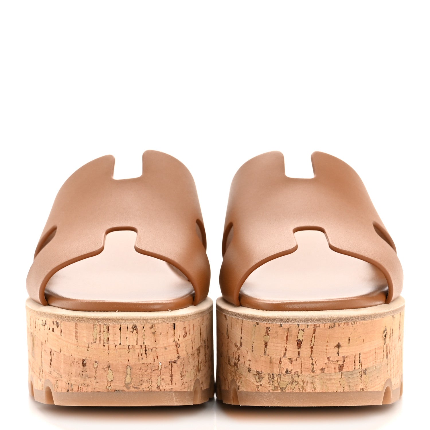 Calfskin Cork Eze 30 Sandals 35 Gold