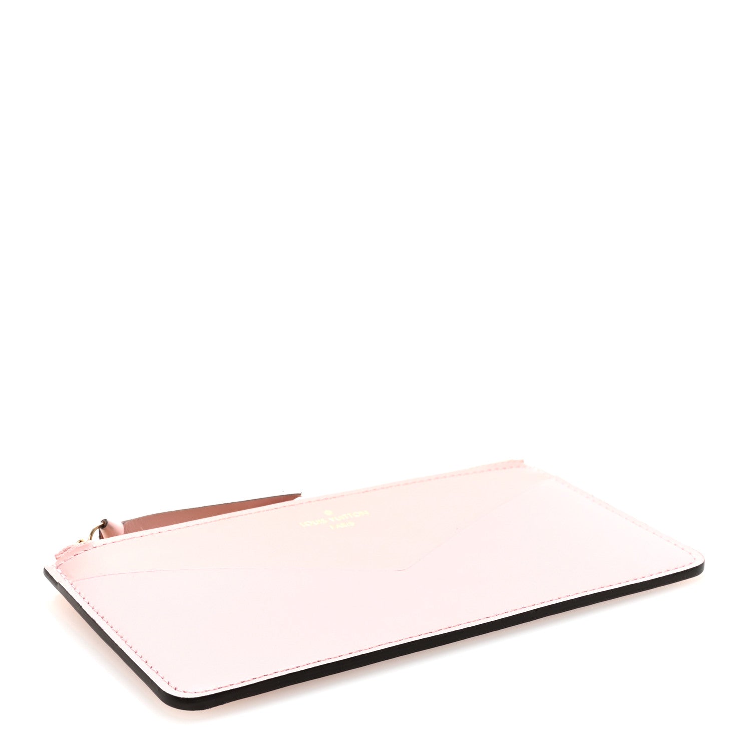 Calfskin Jeanne Wallet Zippered Insert Rose Ballerine
