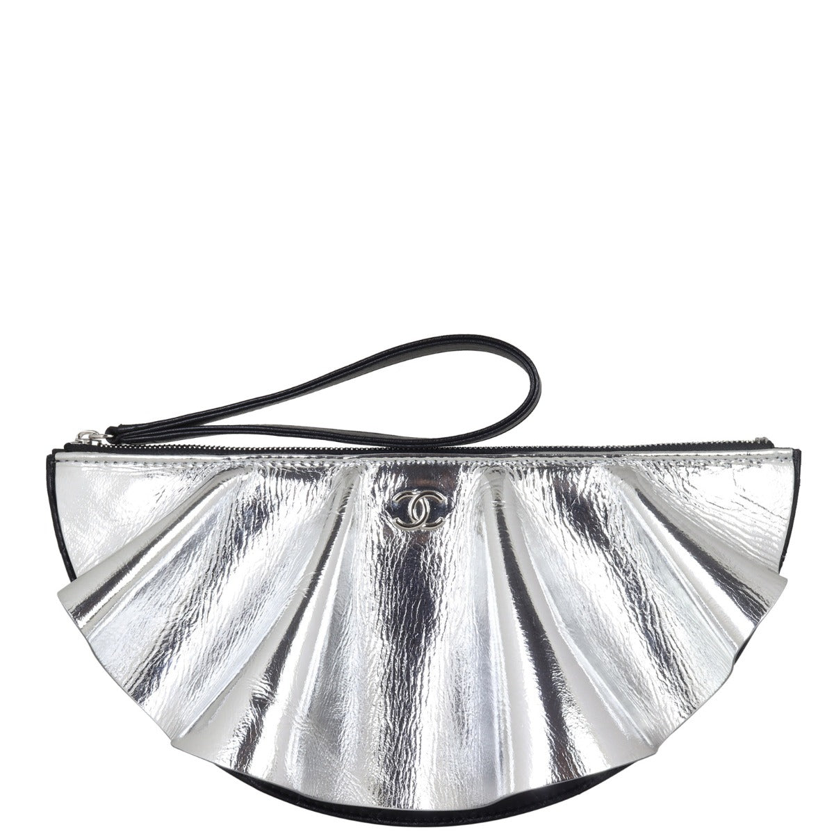 Chanel Coco Opera Metallic Wave Clutch