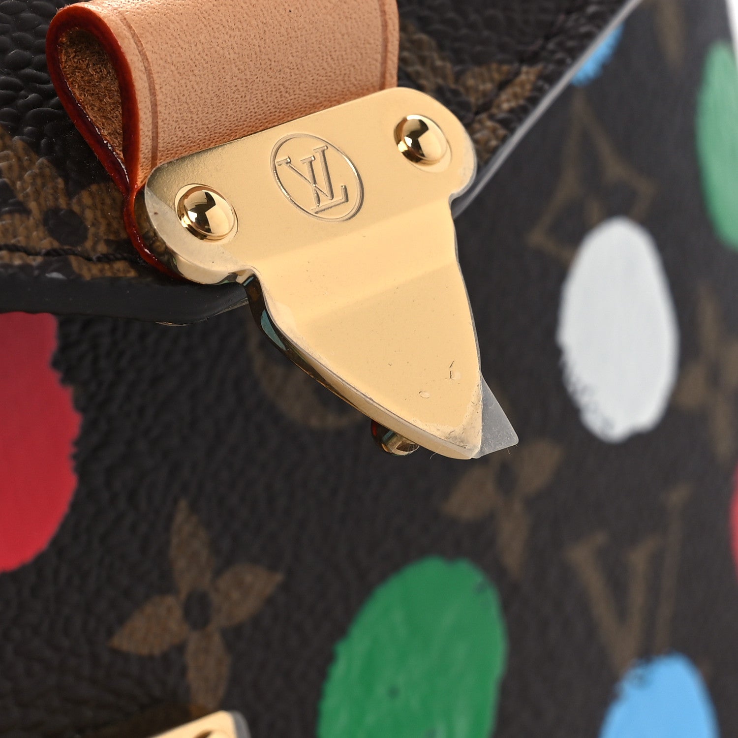 LV x YK Monogram Painted Dots Pochette Métis