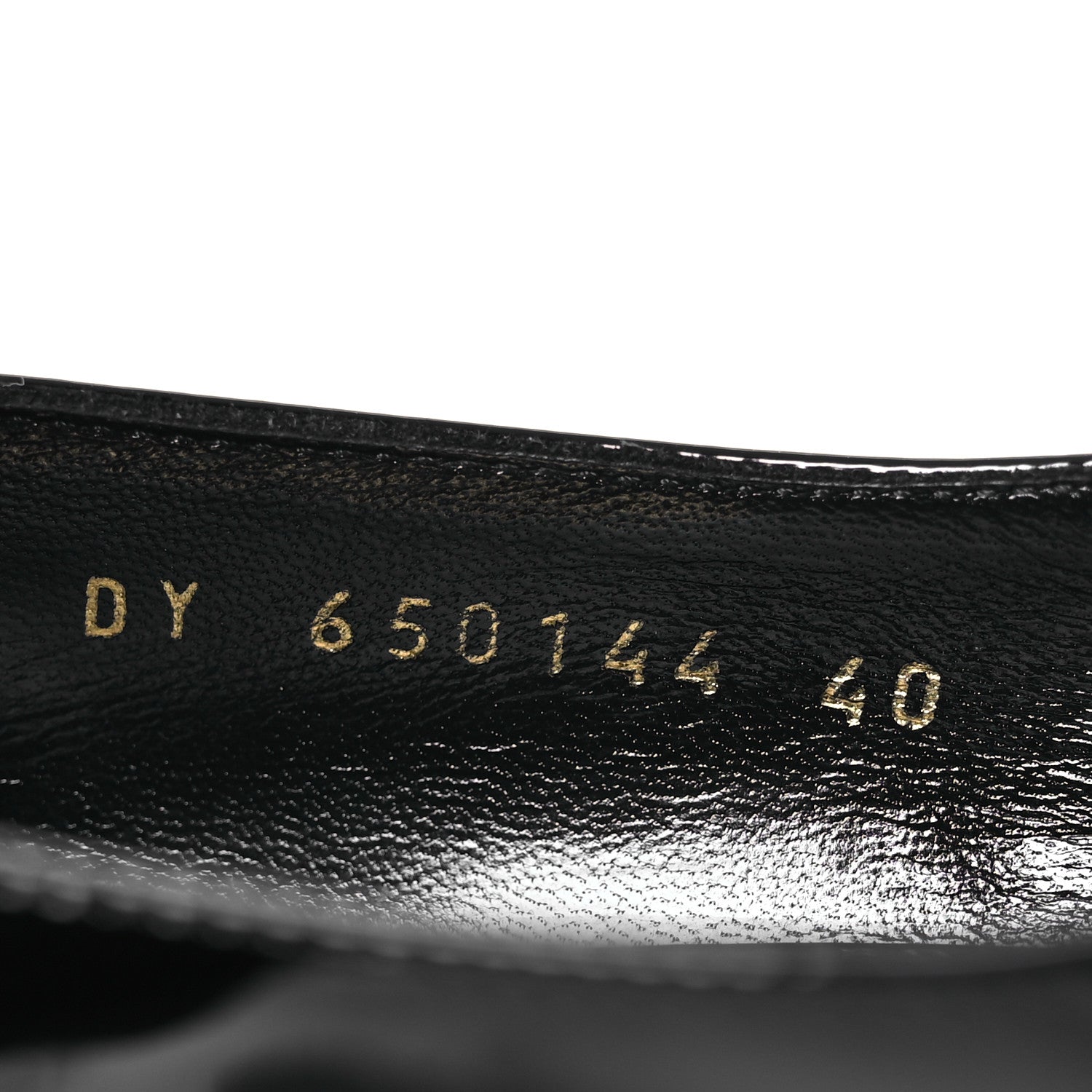 Patent Calfskin Sixtine 20 Pumps 40 Black