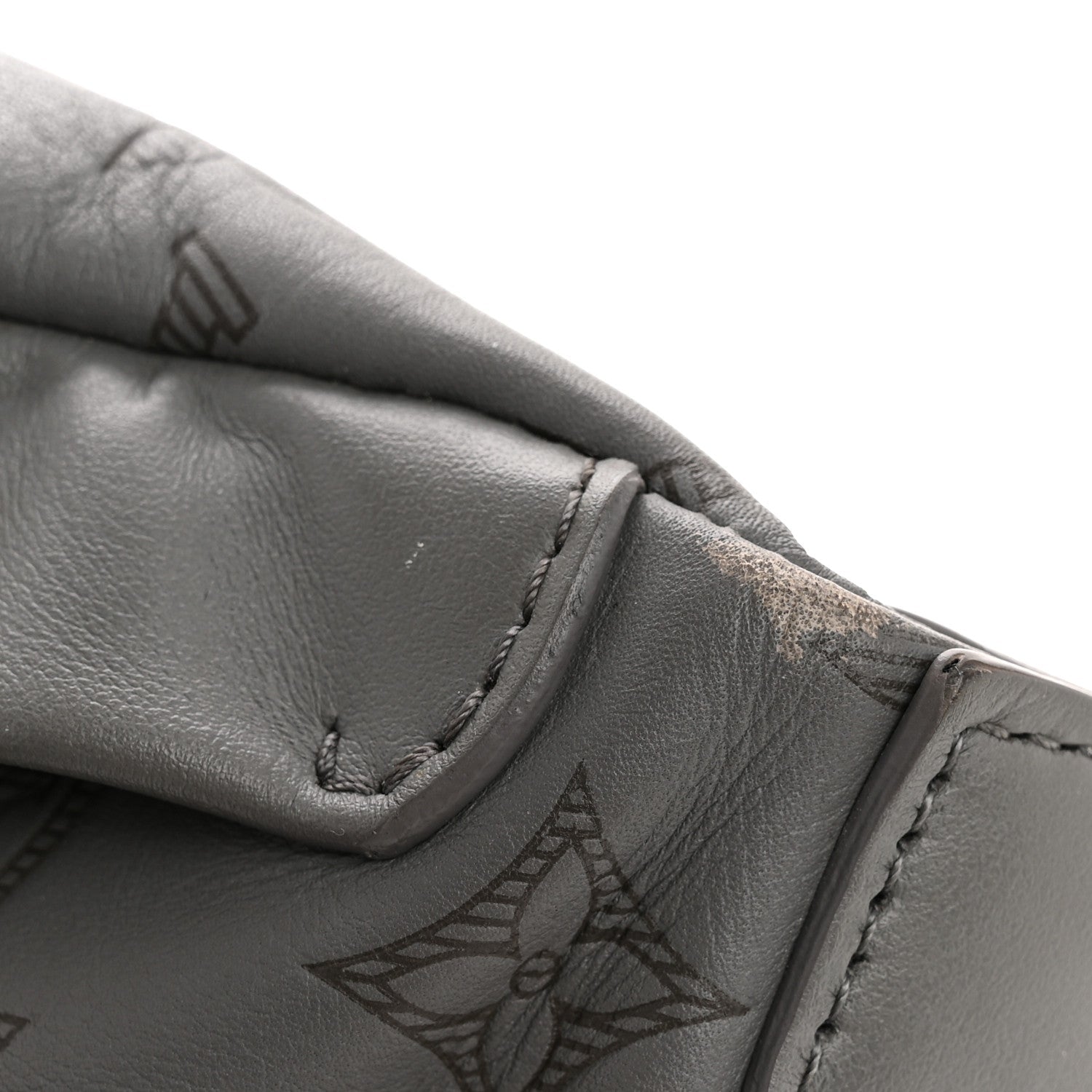 Calfskin Monogram Shadow Discovery Bumbag PM Gray