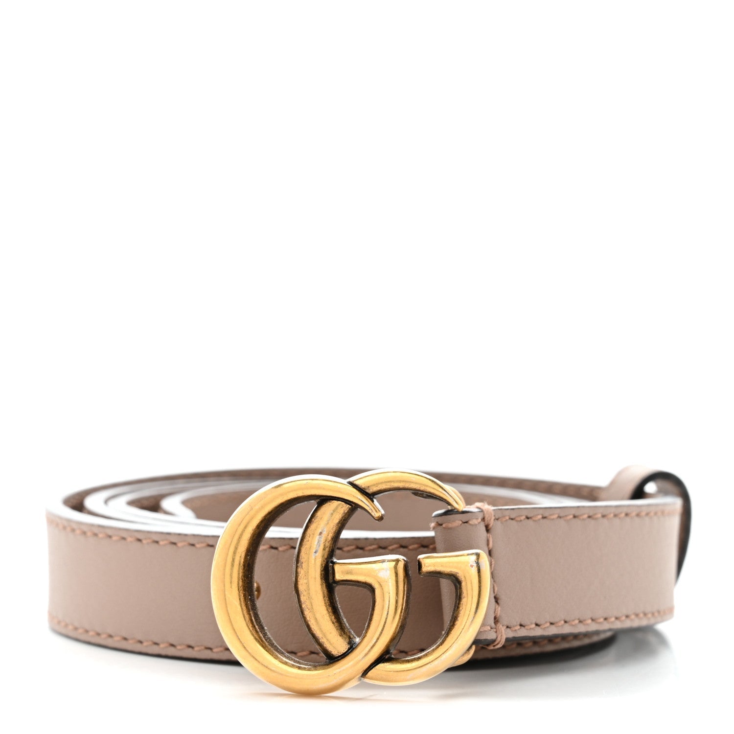 Calfskin Double G 20mm Belt 85 34 Porcelain Rose
