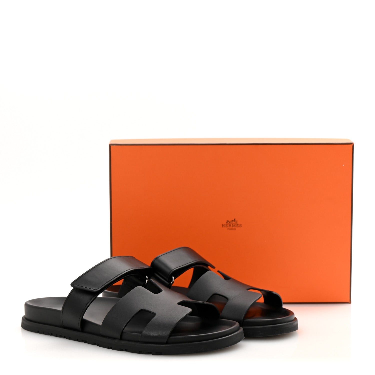 Calfskin Womens Chypre Sandals 40 Black