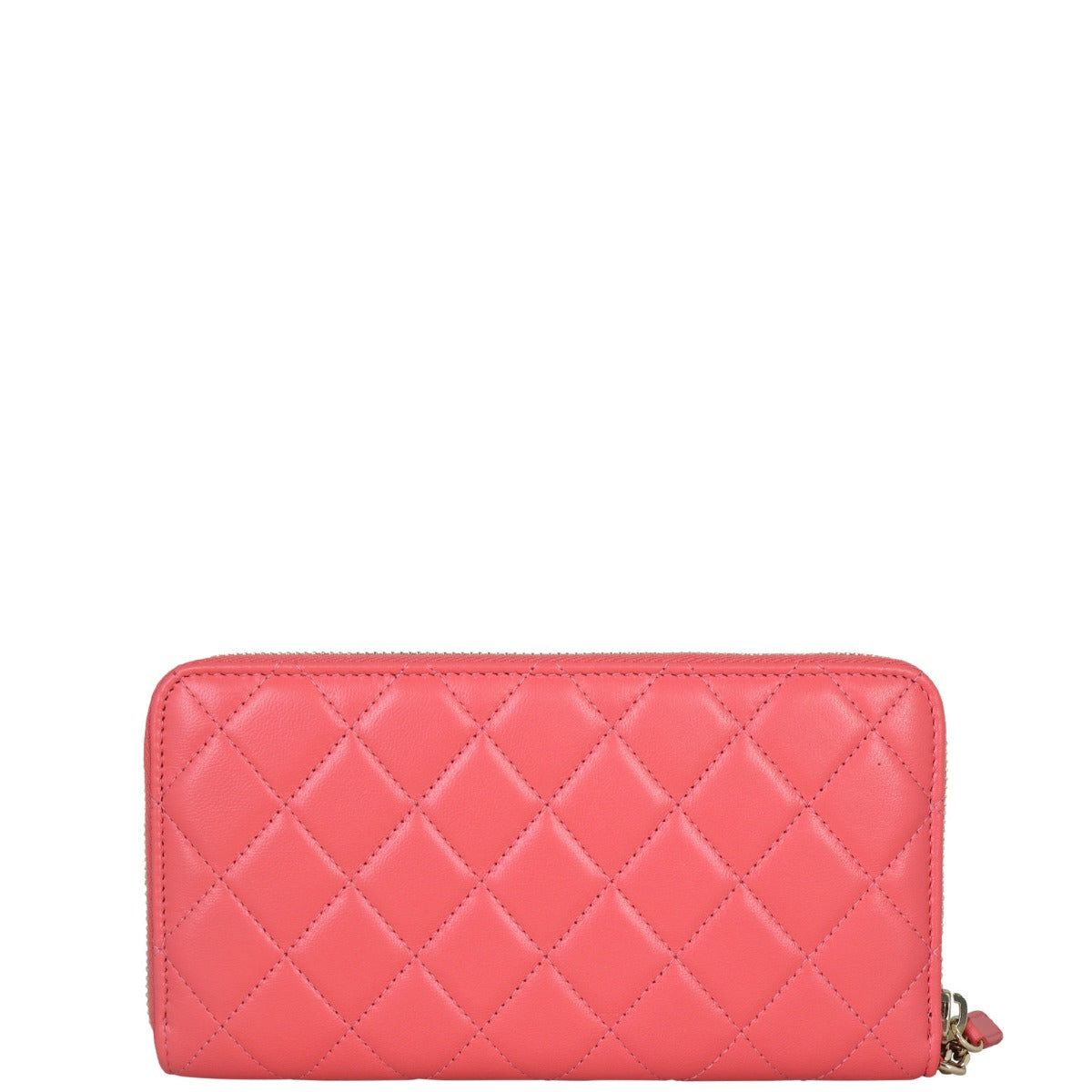 Chanel Camellia Zip Around Wallet | Pink