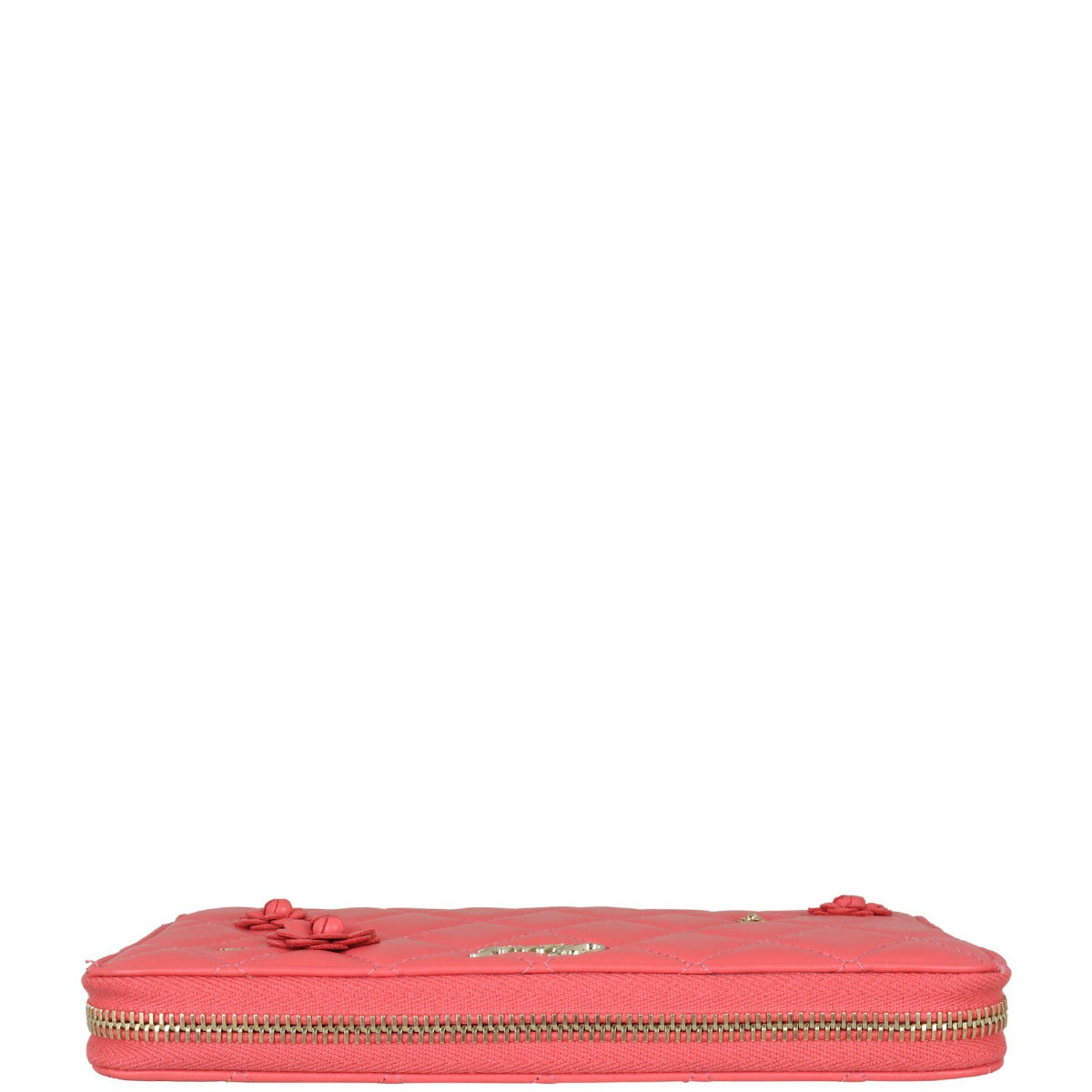 Chanel Camellia Zip Around Wallet | Pink