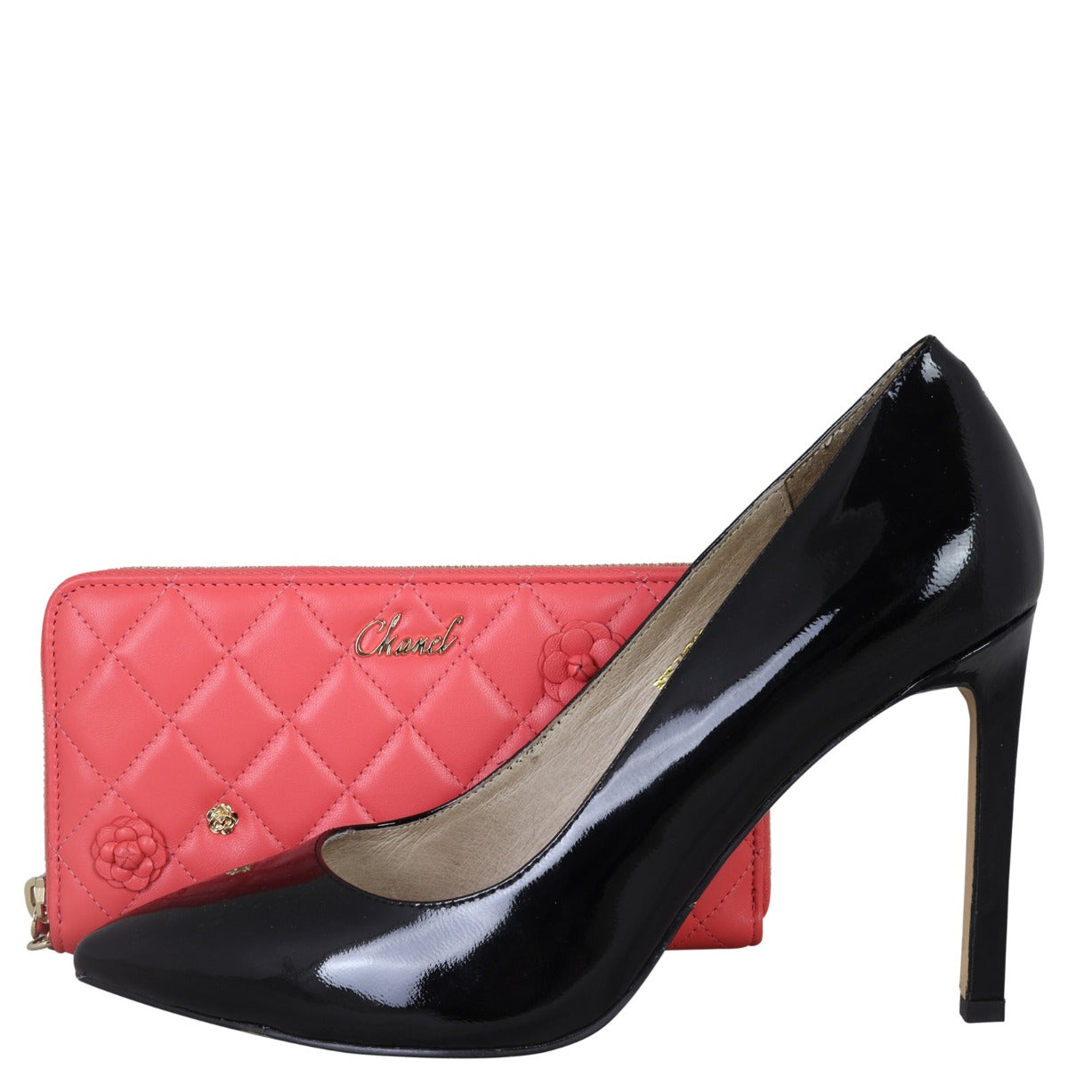 Chanel Camellia Zip Around Wallet | Pink