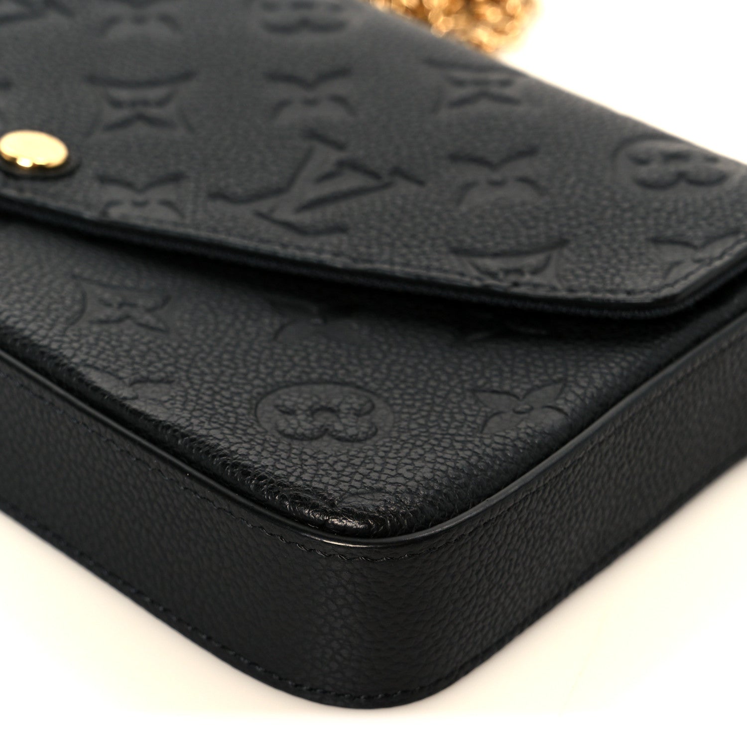 Empreinte Pochette Felicie Chain Wallet Black