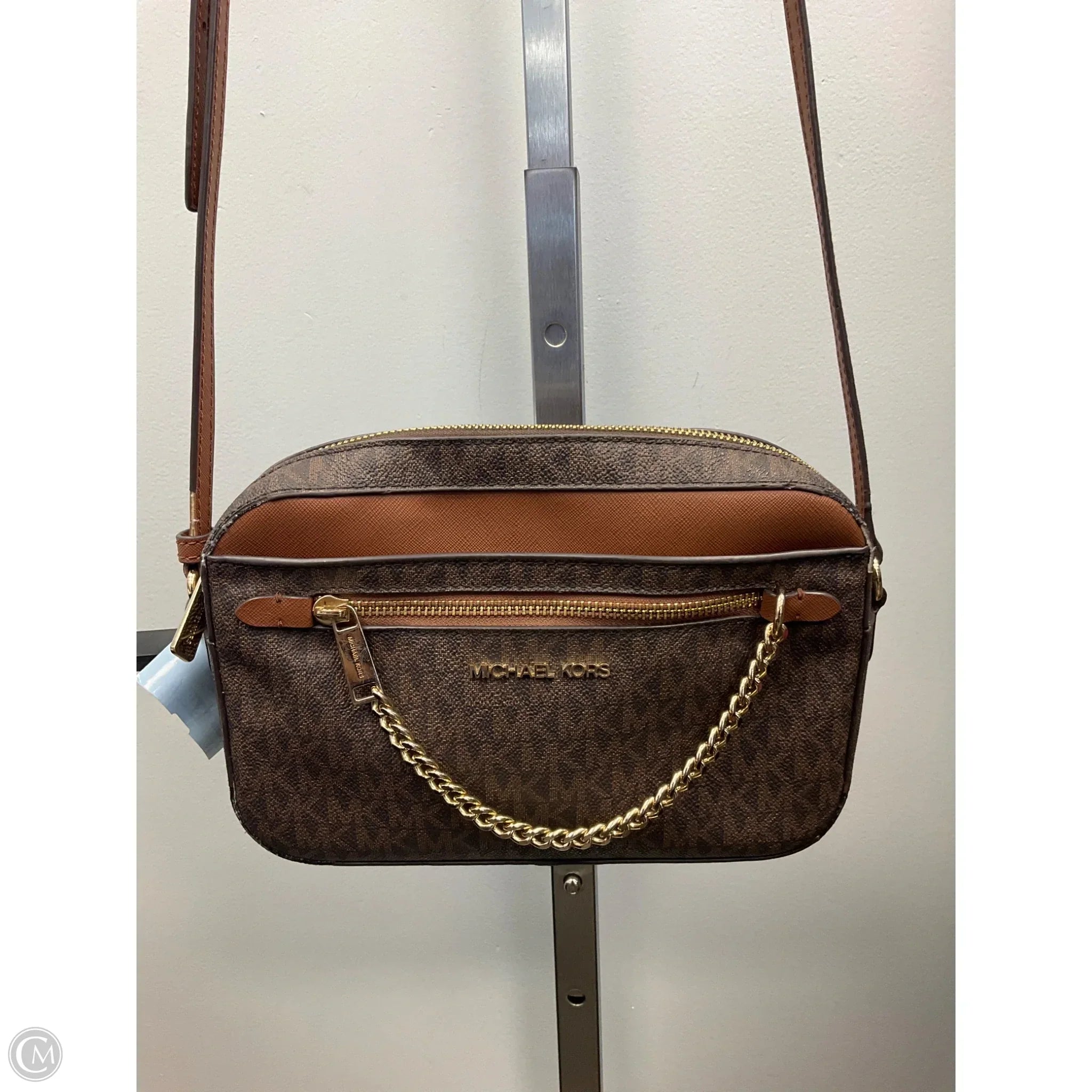 Crossbody Designer By Michael Kors, Size: Medium