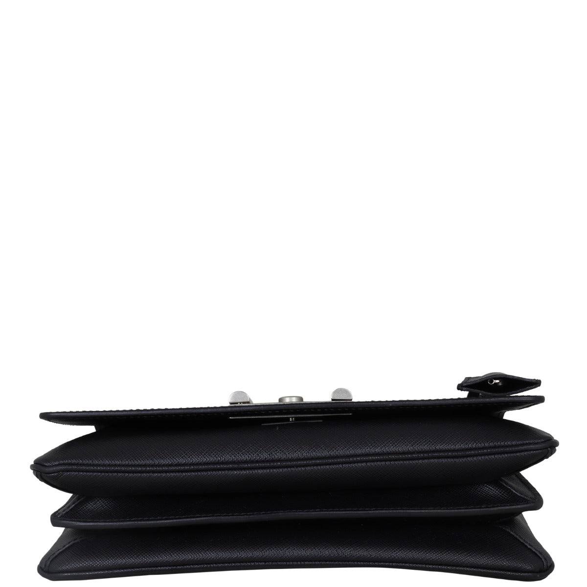 Prada Saffiano Lux Chain Lock Flap Bag