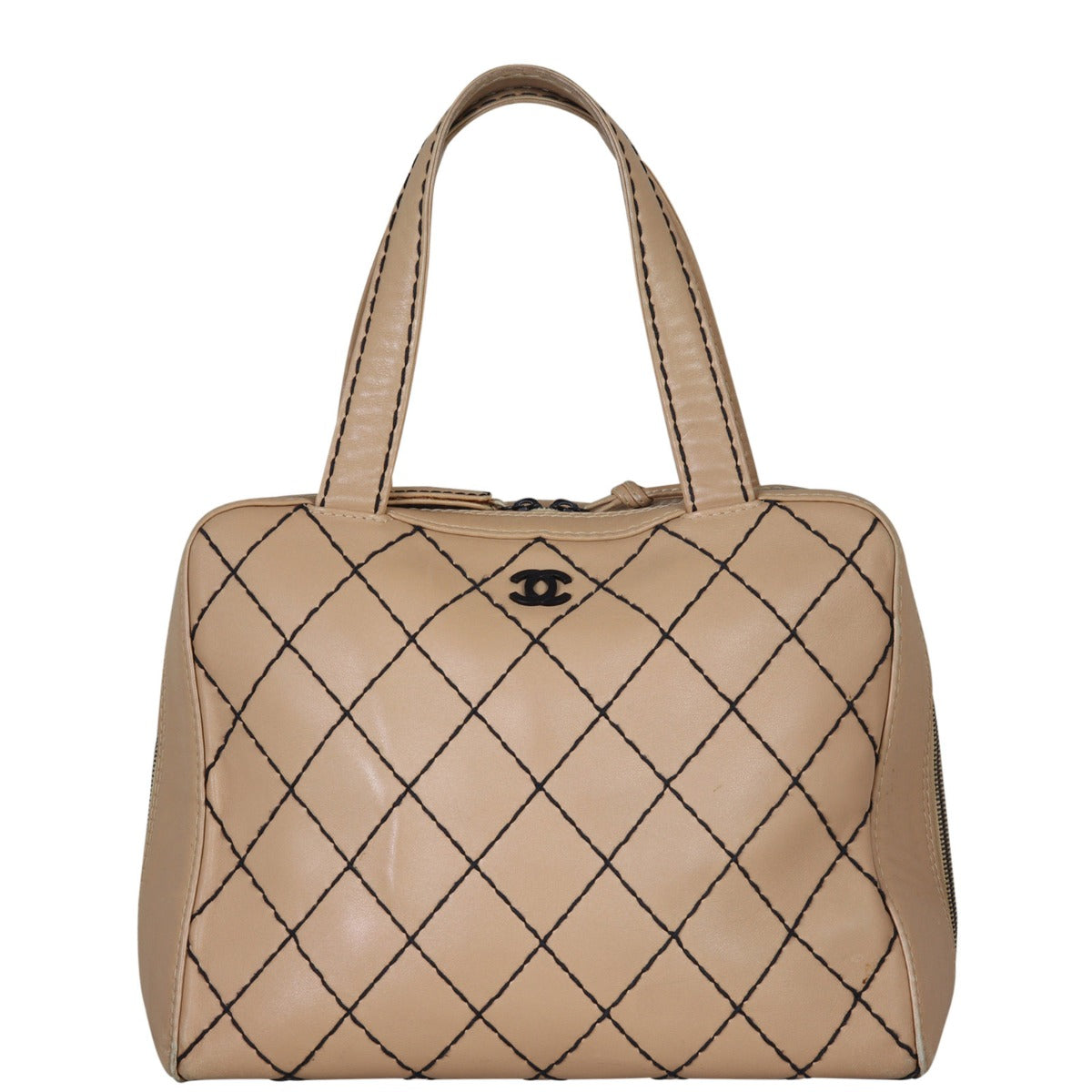 Chanel Wild Stitch Tote | Matte Black Hardware