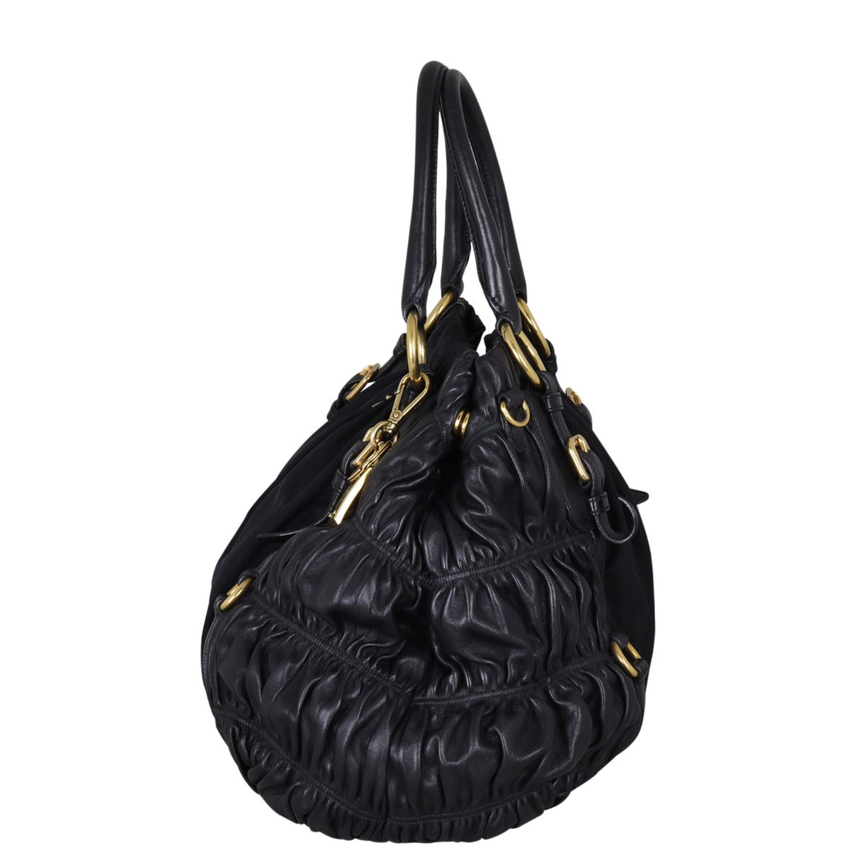 Prada Tessuto Leather Gaufre Bag