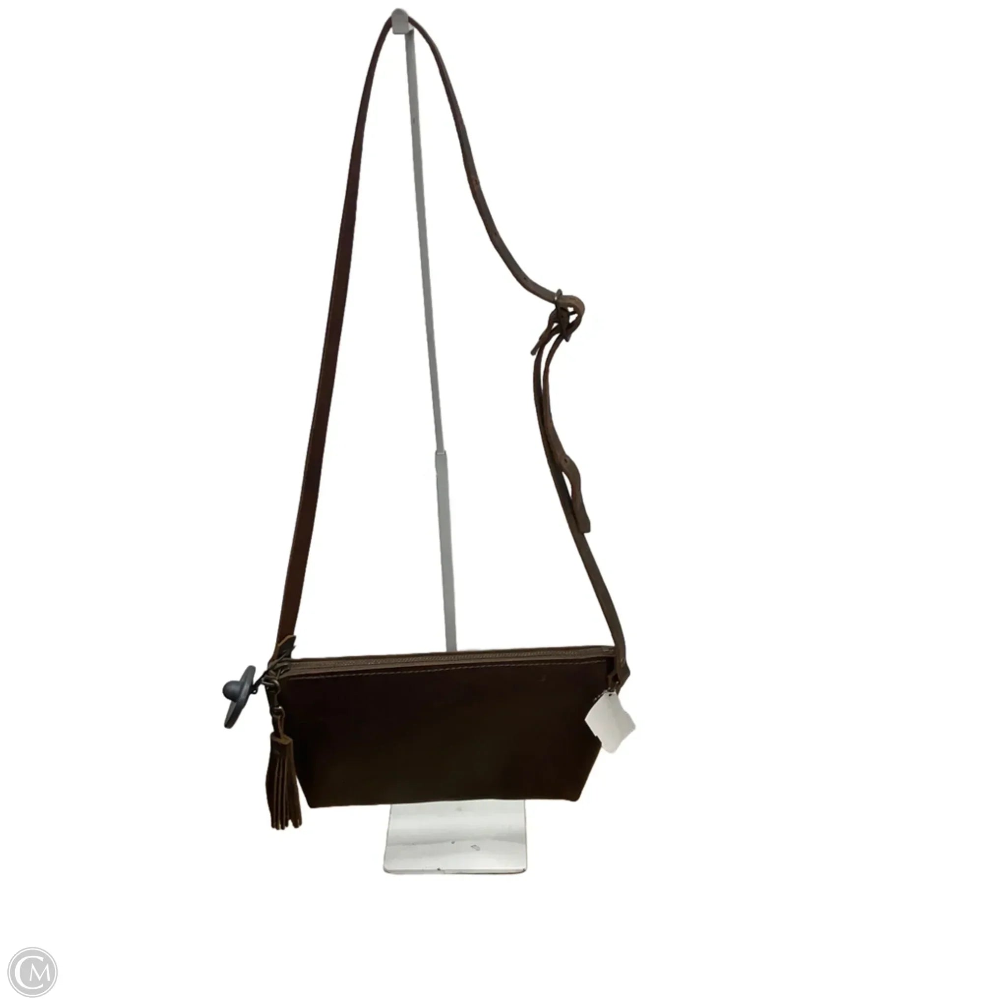Crossbody Leather By Clothes Mentor, Size: Small