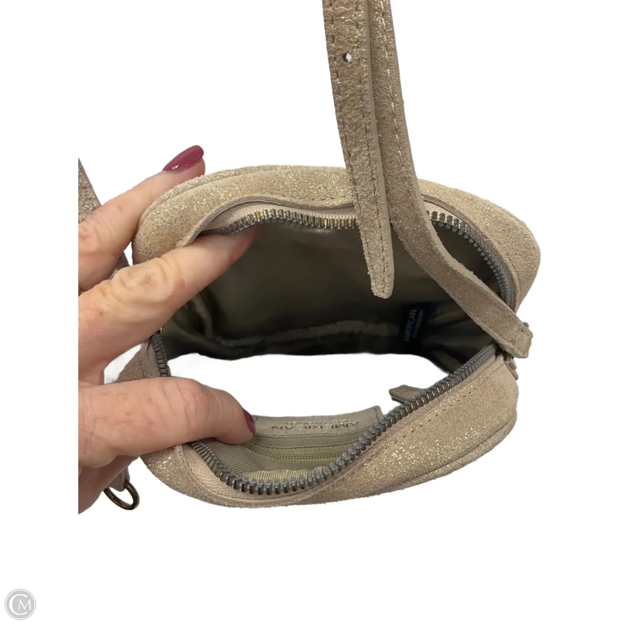 Crossbody Leather By Cmc, Size: Medium