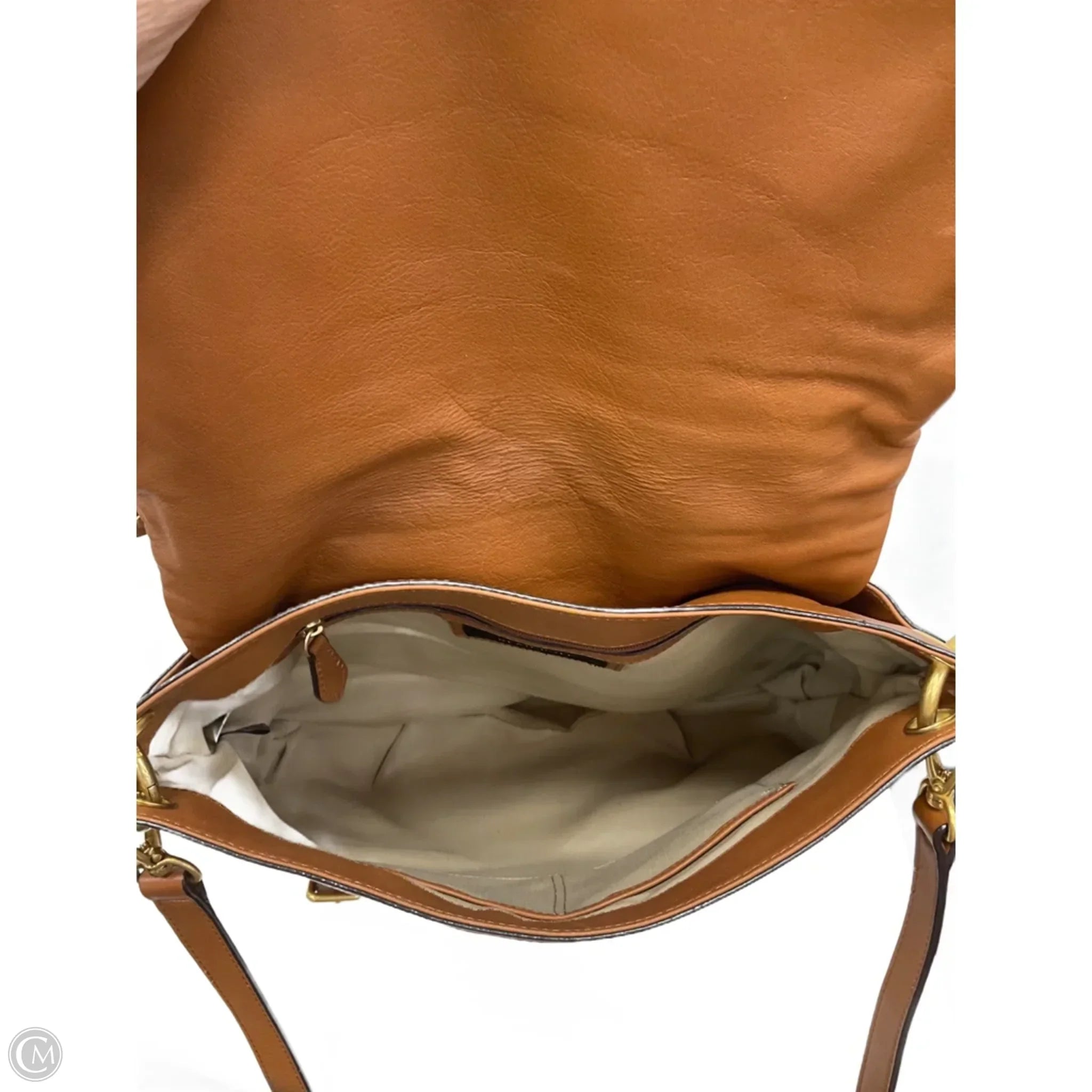 Crossbody Leather By Clothes Mentor, Size: Large
